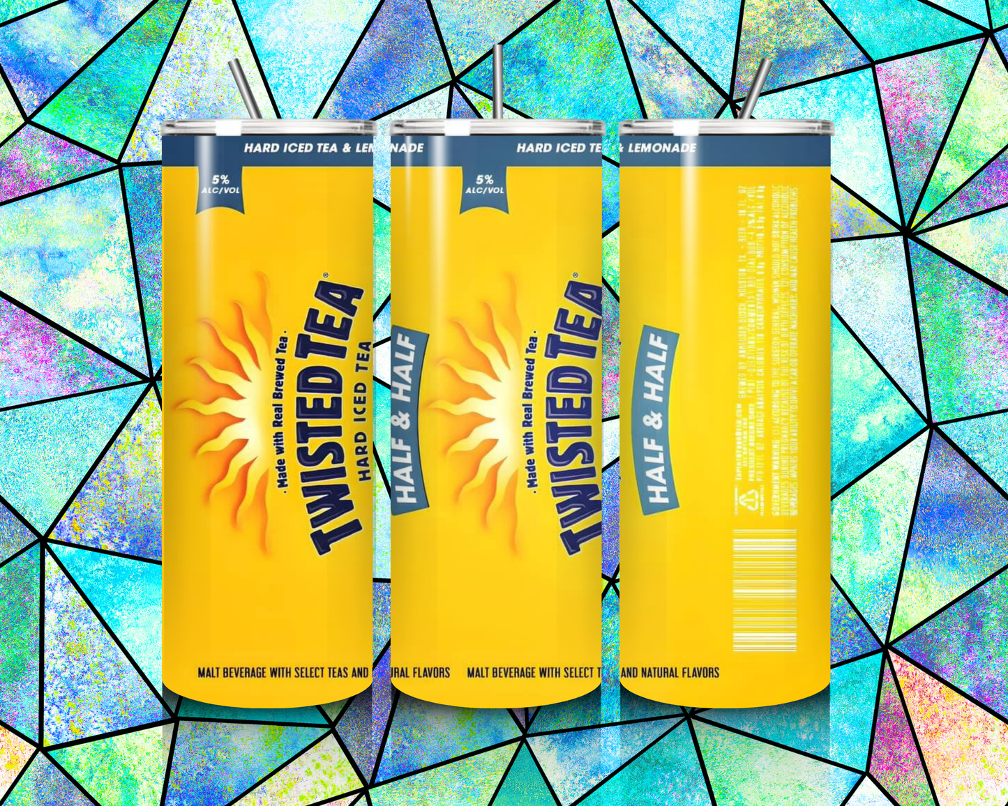 20oz Twisted Tea Tumbler Half and Half