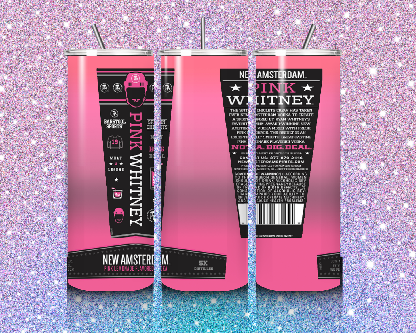 20oz Pink Whitney Tumbler