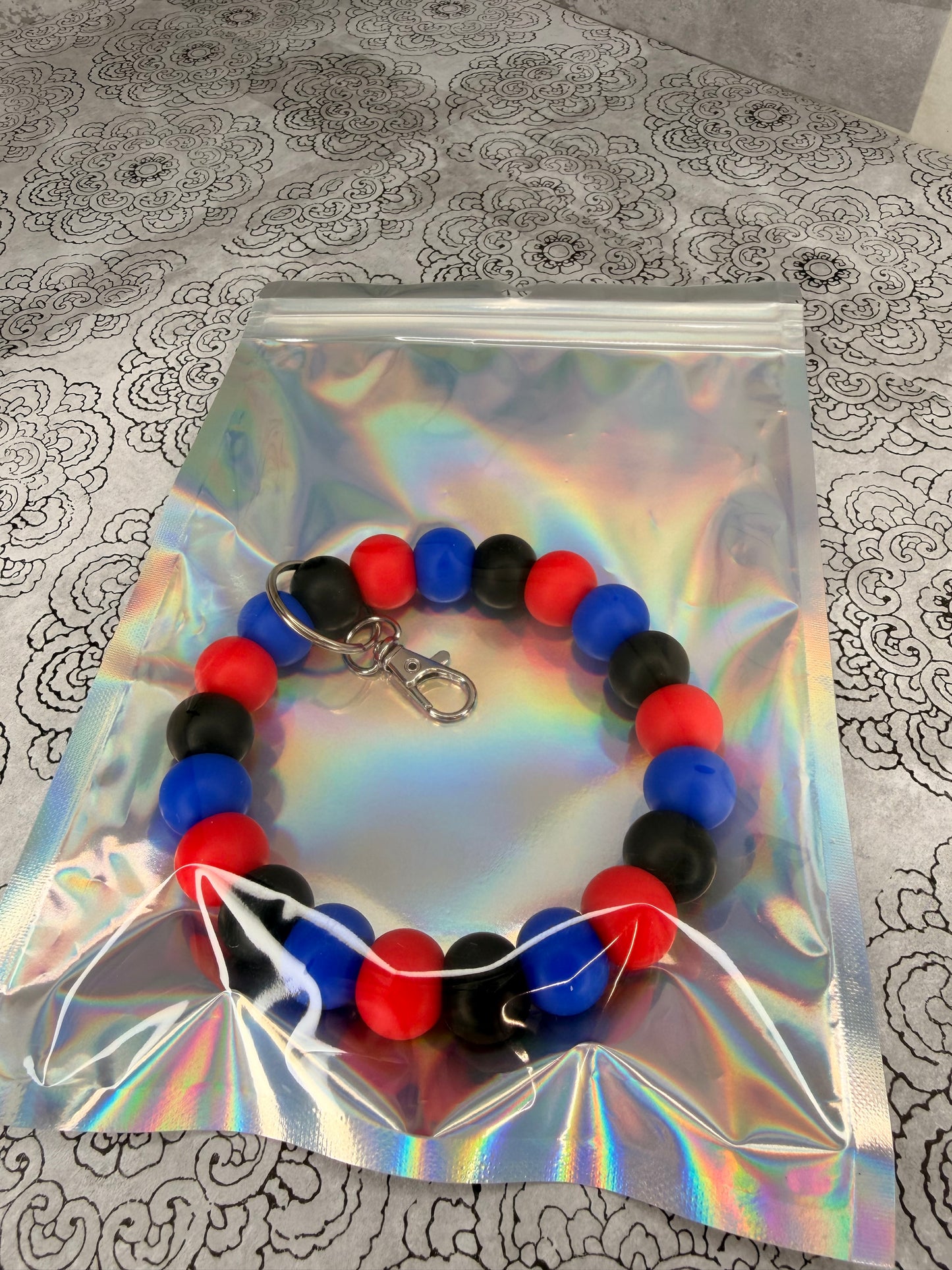 Spider Web Silicone Wristlet