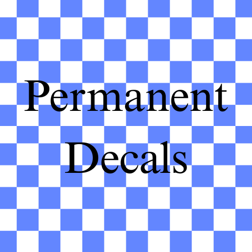 Permanent Decals