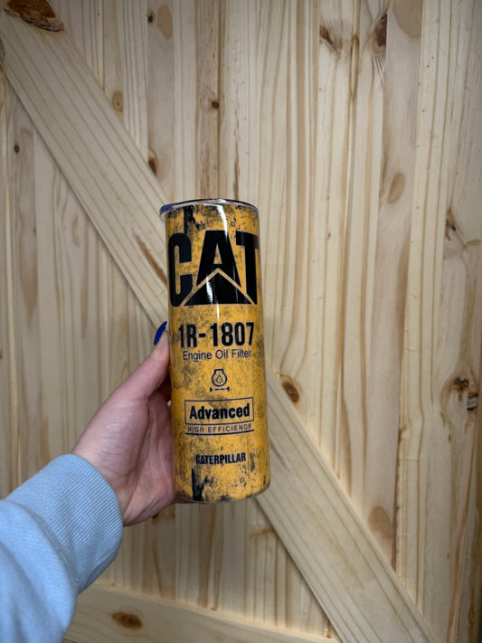 20oz Caterpillar Equipment Tumbler