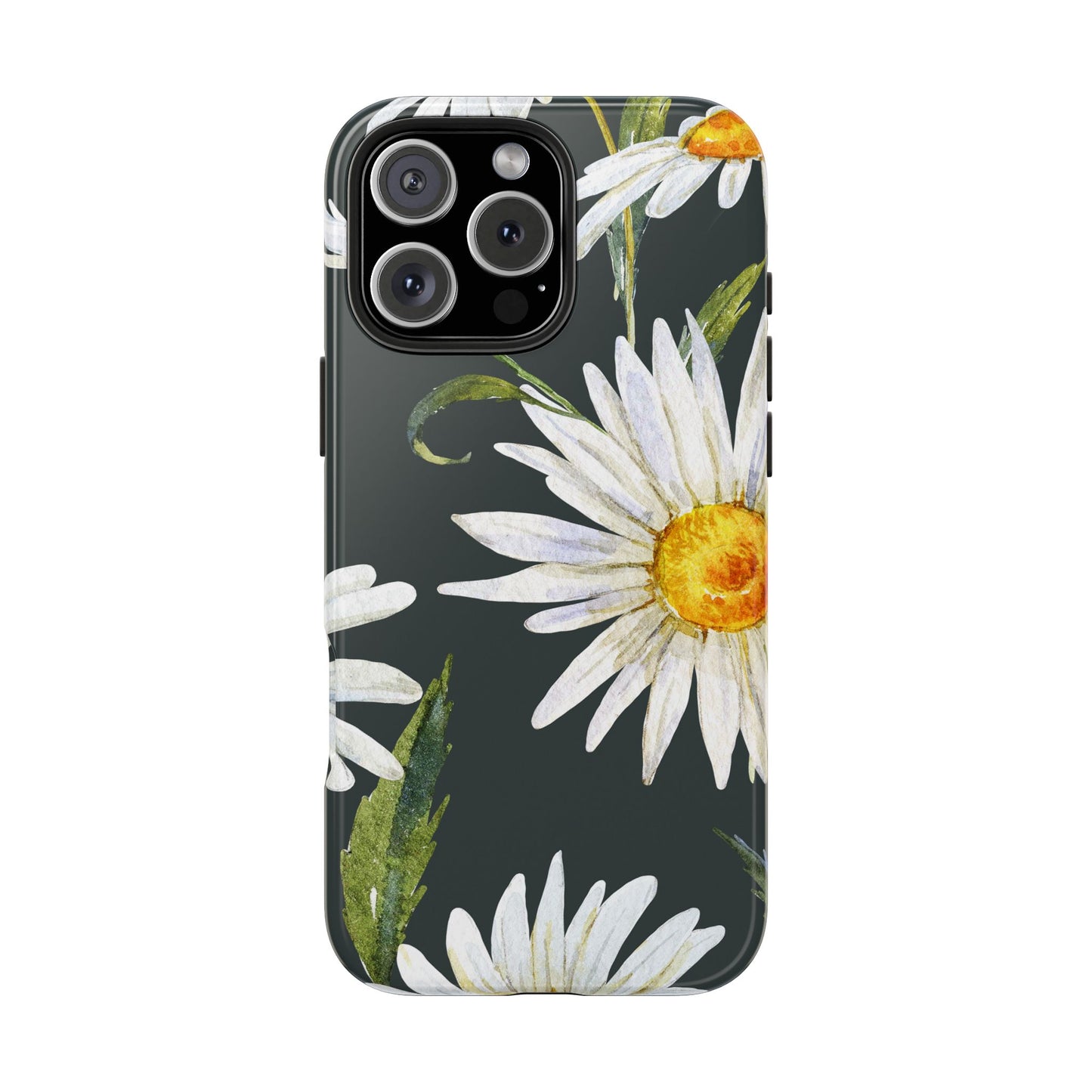 Floral Tough Phone Cases - Durable Protection with Daisy Design