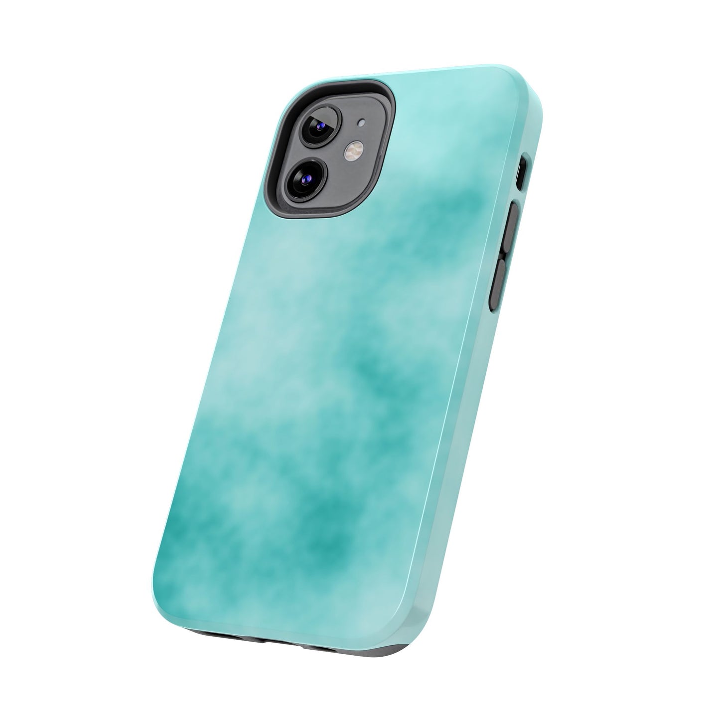 Vibrant Aqua Tough Phone Cases - Stylish & Durable Protection for Your Device