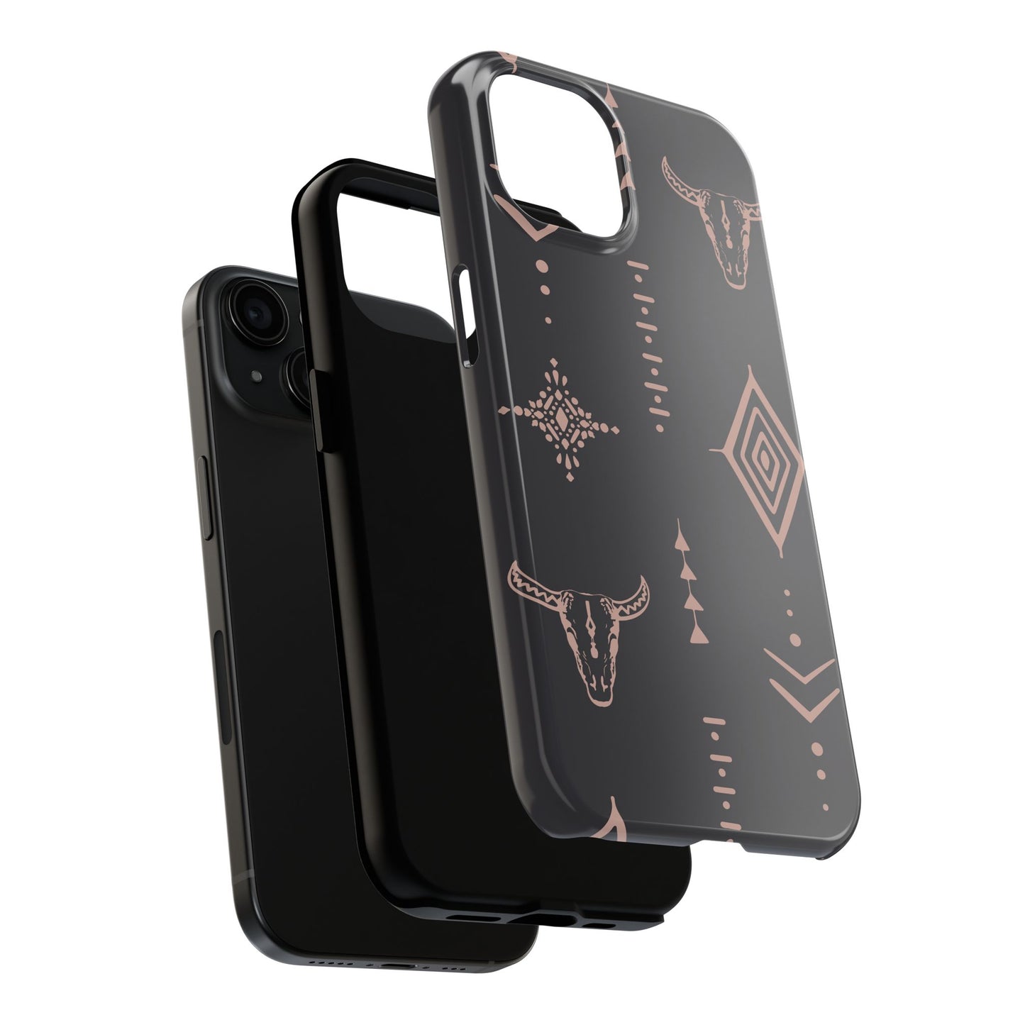 Southwestern Pattern Tough Phone Case - Stylish & Durable