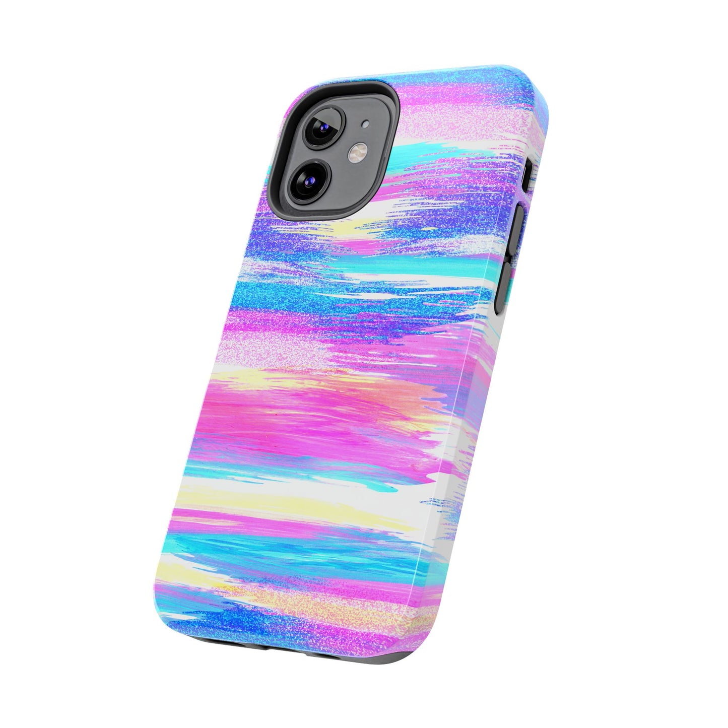 Colorful Abstract Tough Phone Case - Vibrant Protection for Your Device