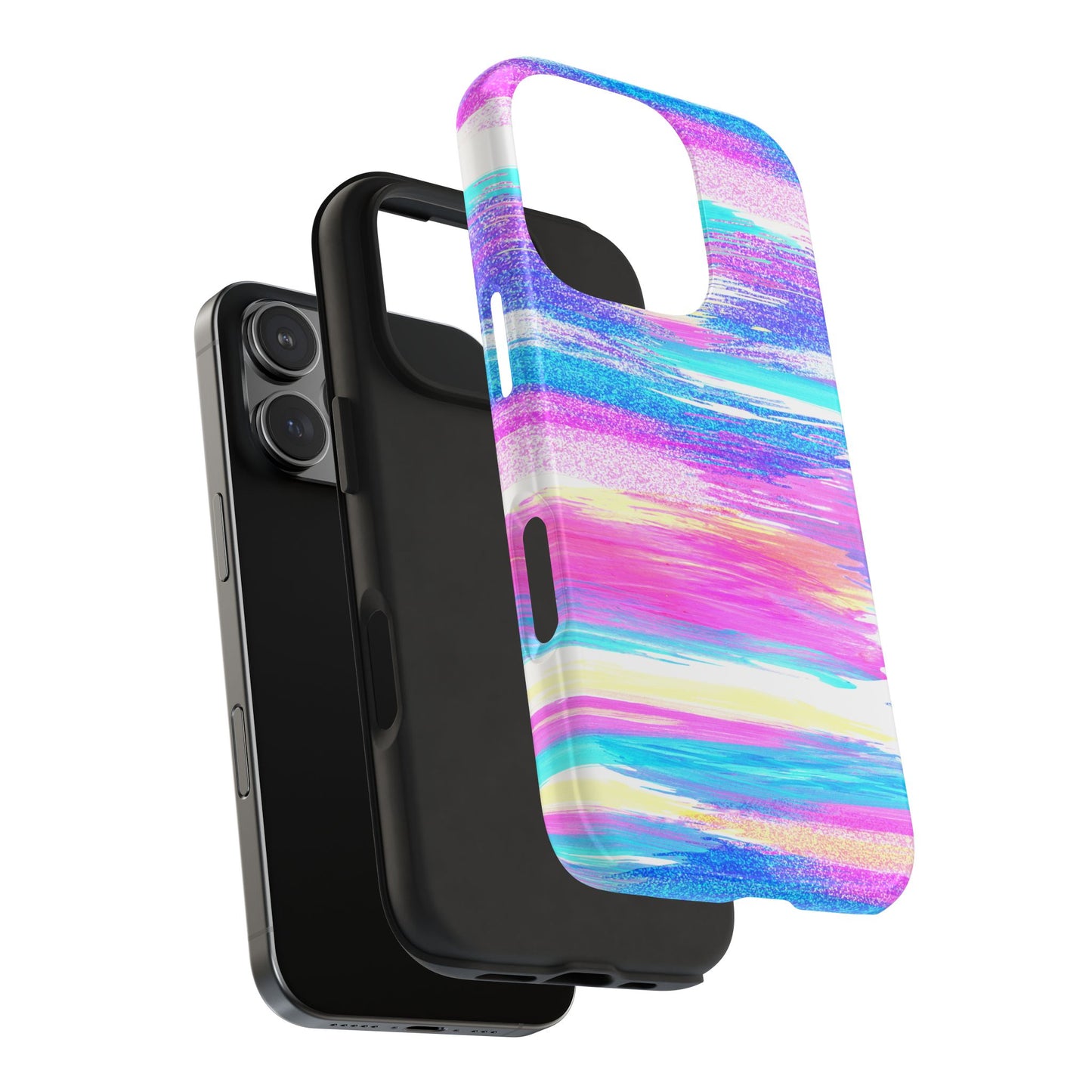 Colorful Abstract Tough Phone Case - Vibrant Protection for Your Device