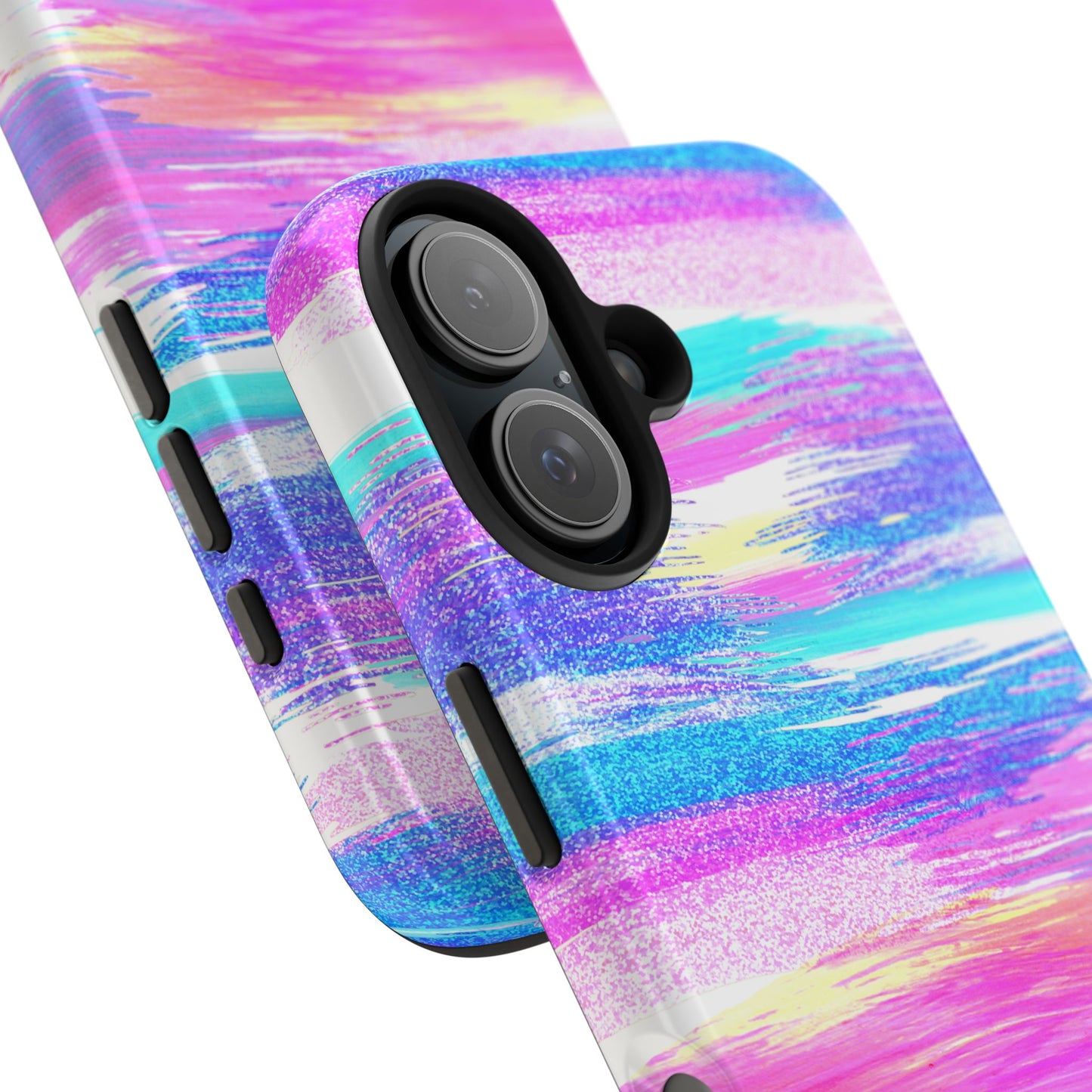 Colorful Abstract Tough Phone Case - Vibrant Protection for Your Device