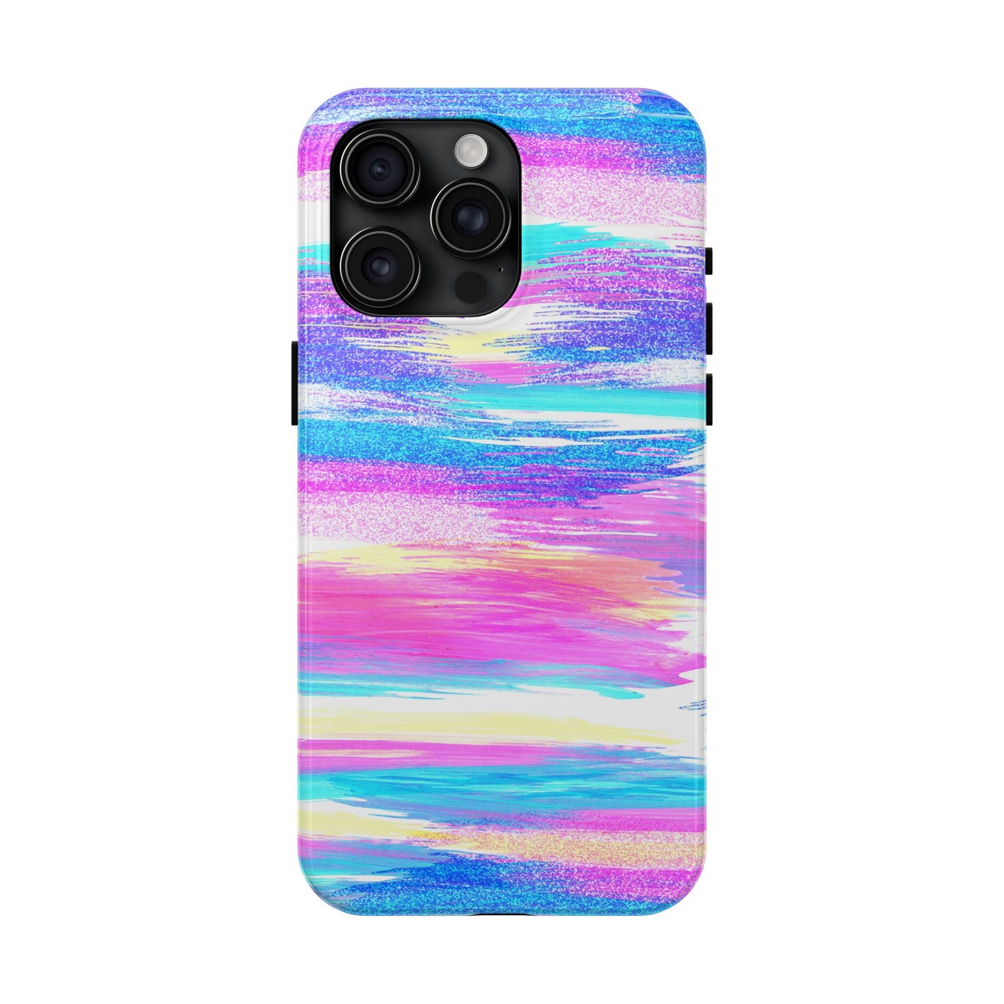 Colorful Abstract Tough Phone Case - Vibrant Protection for Your Device