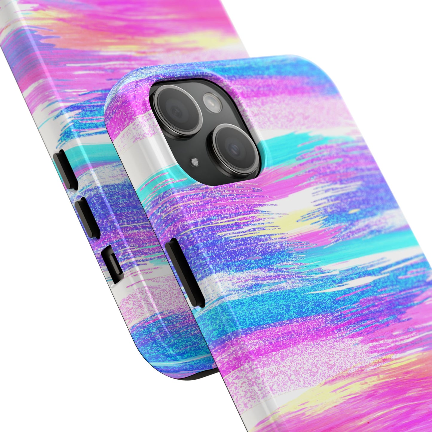 Colorful Abstract Tough Phone Case - Vibrant Protection for Your Device