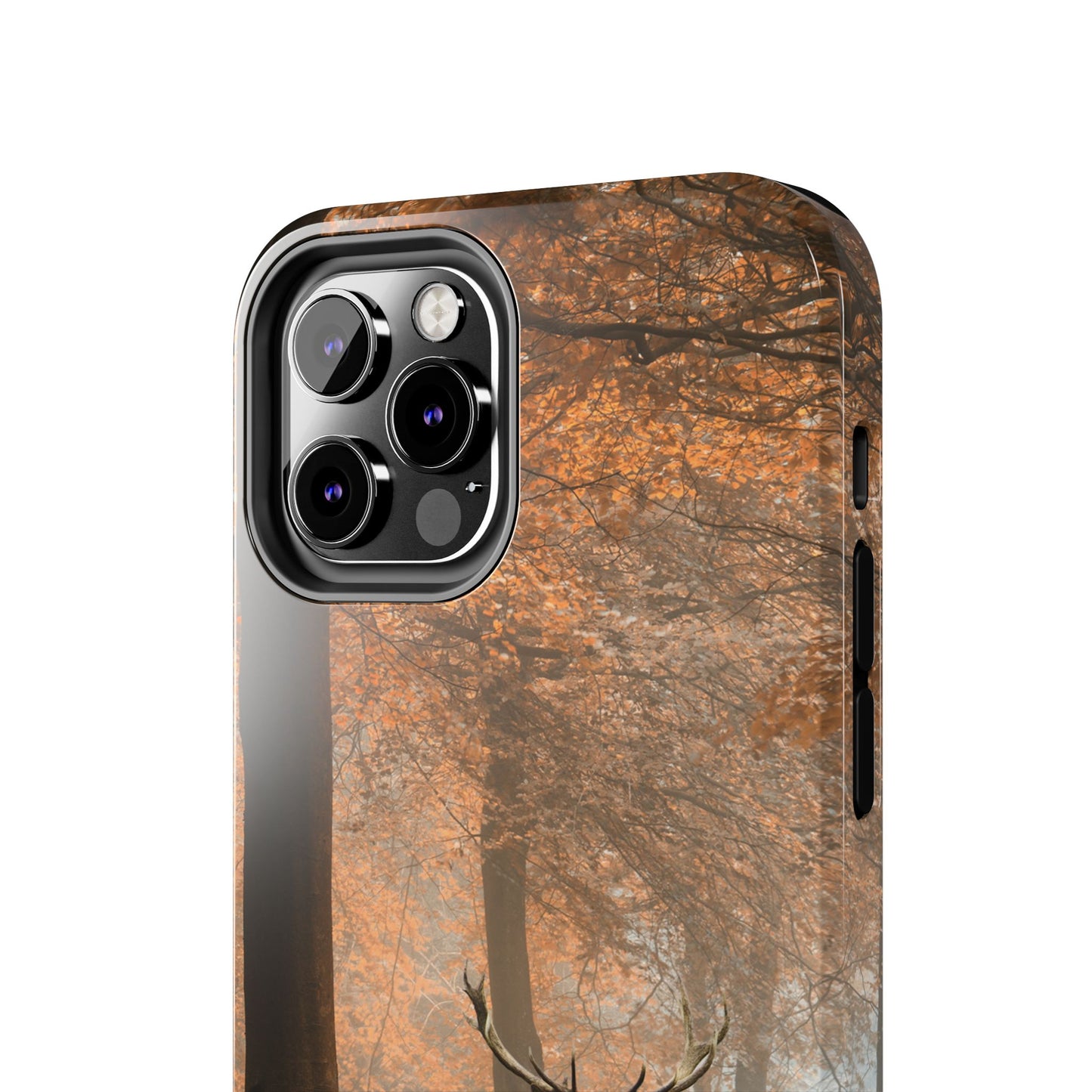 Nature-Inspired Tough Phone Case - Majestic Stag in Autumn Forest