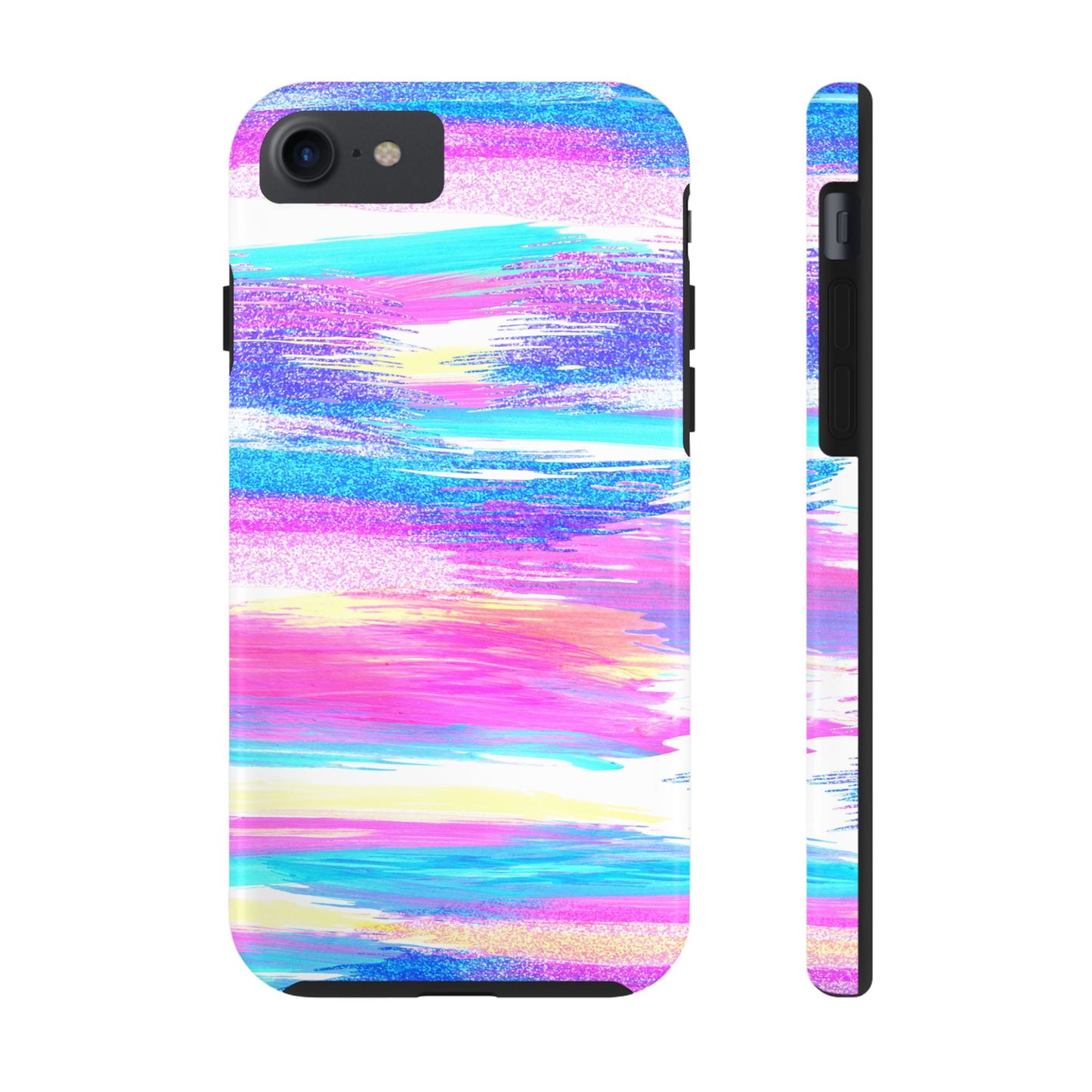 Colorful Abstract Tough Phone Case - Vibrant Protection for Your Device