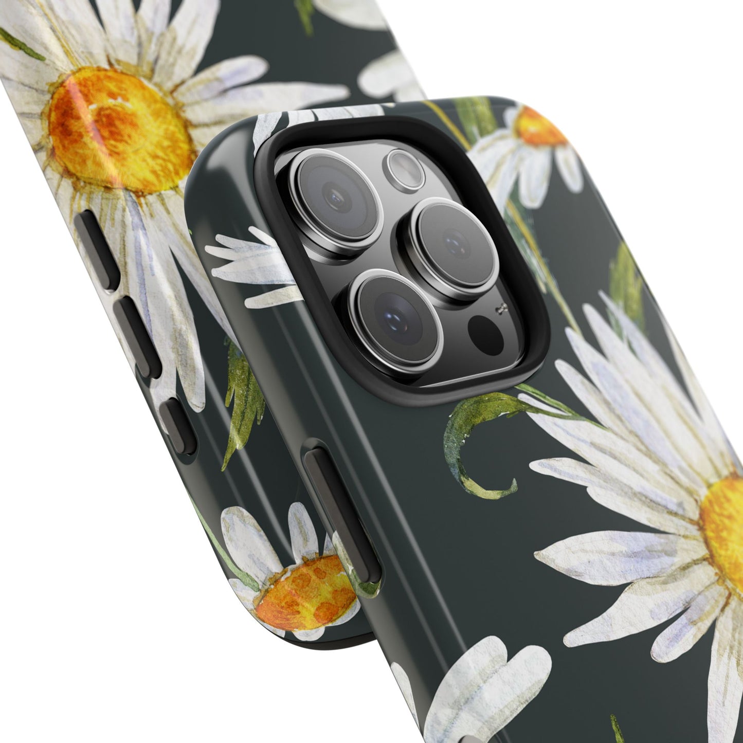 Floral Tough Phone Cases - Durable Protection with Daisy Design