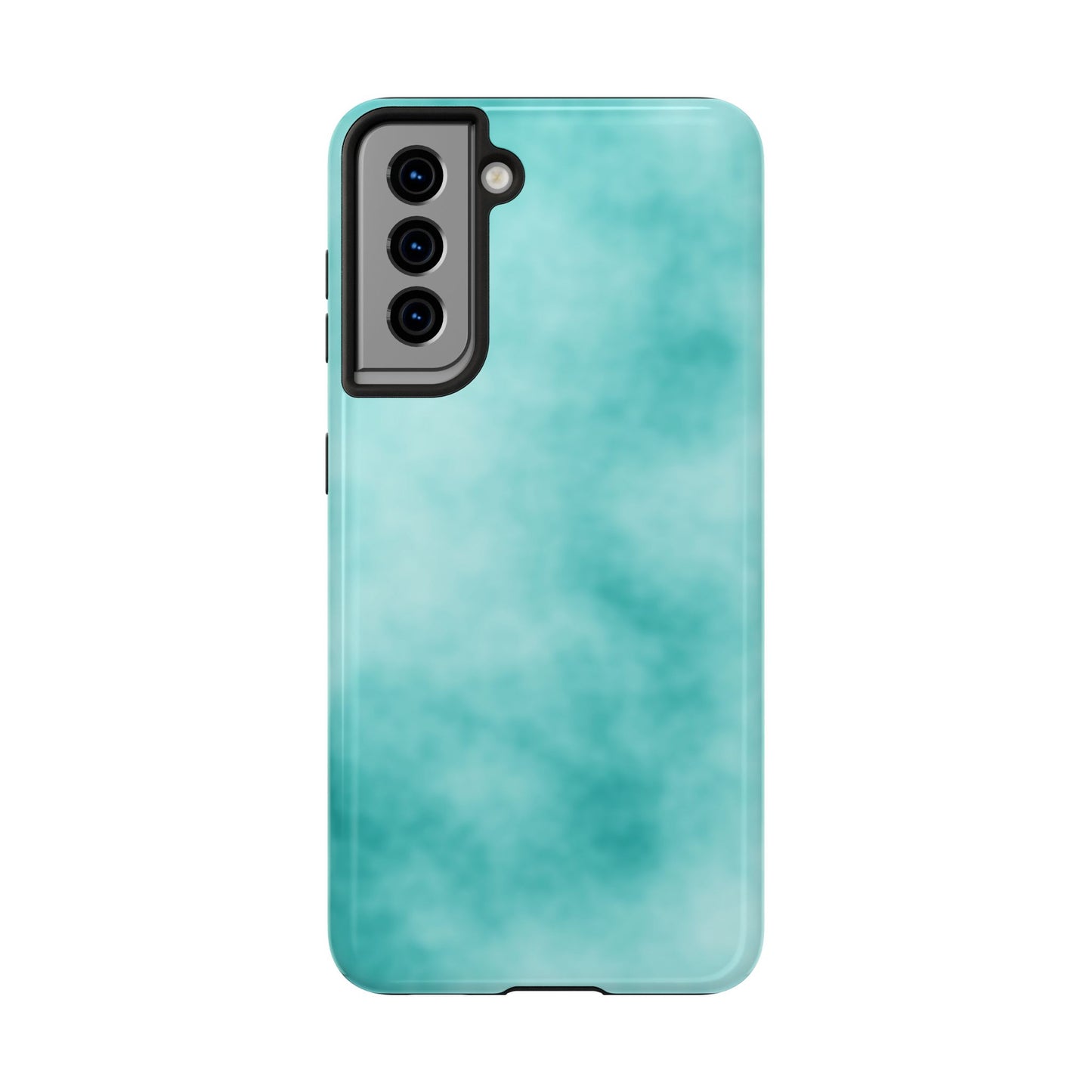 Vibrant Aqua Tough Phone Cases - Stylish & Durable Protection for Your Device