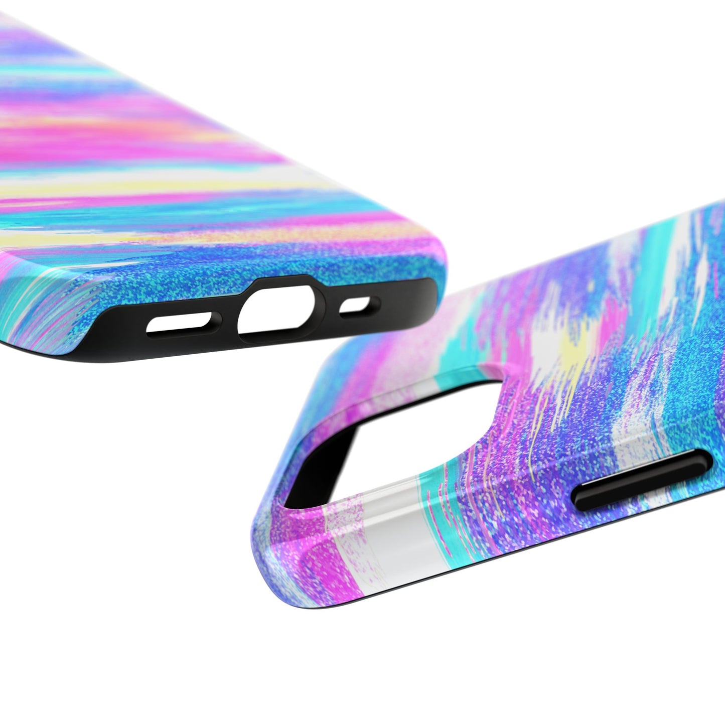 Colorful Abstract Tough Phone Case - Vibrant Protection for Your Device