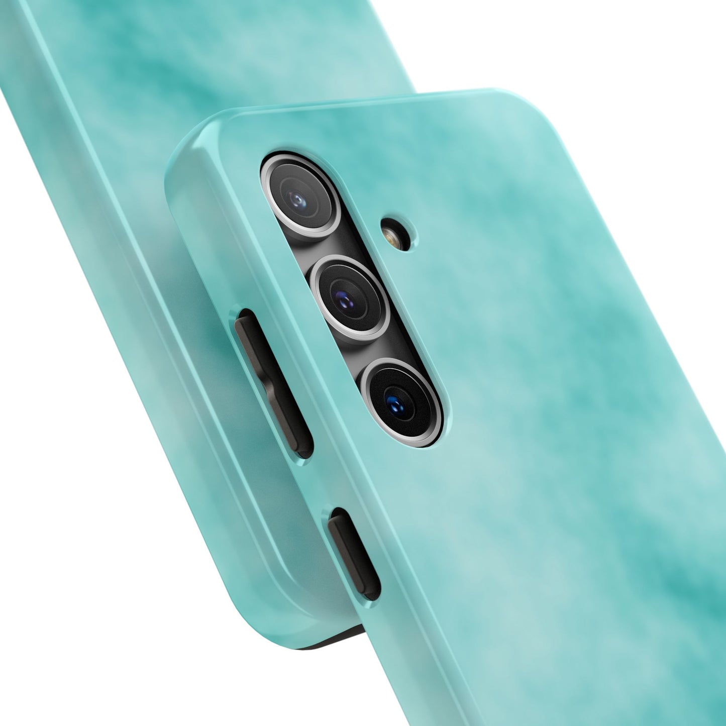 Vibrant Aqua Tough Phone Cases - Stylish & Durable Protection for Your Device