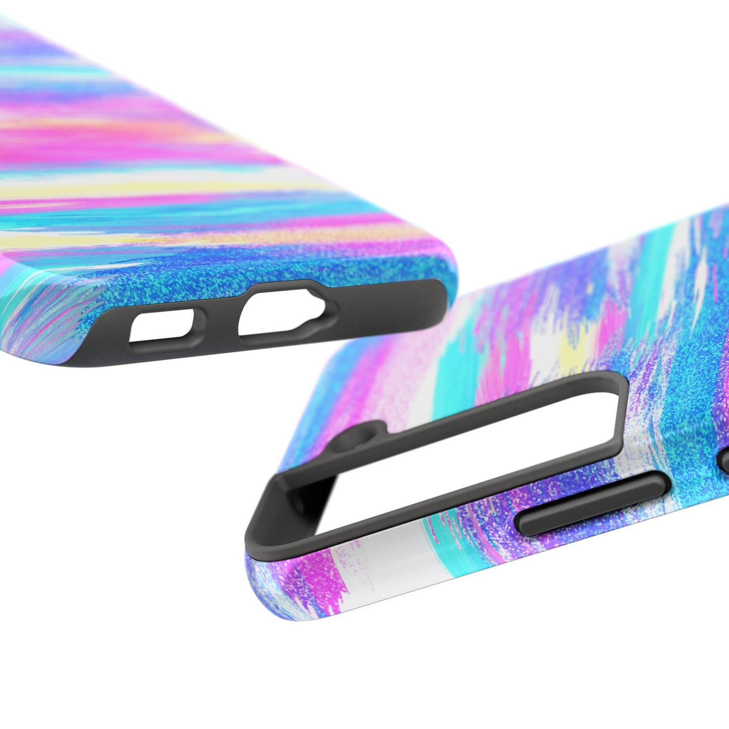 Colorful Abstract Tough Phone Case - Vibrant Protection for Your Device