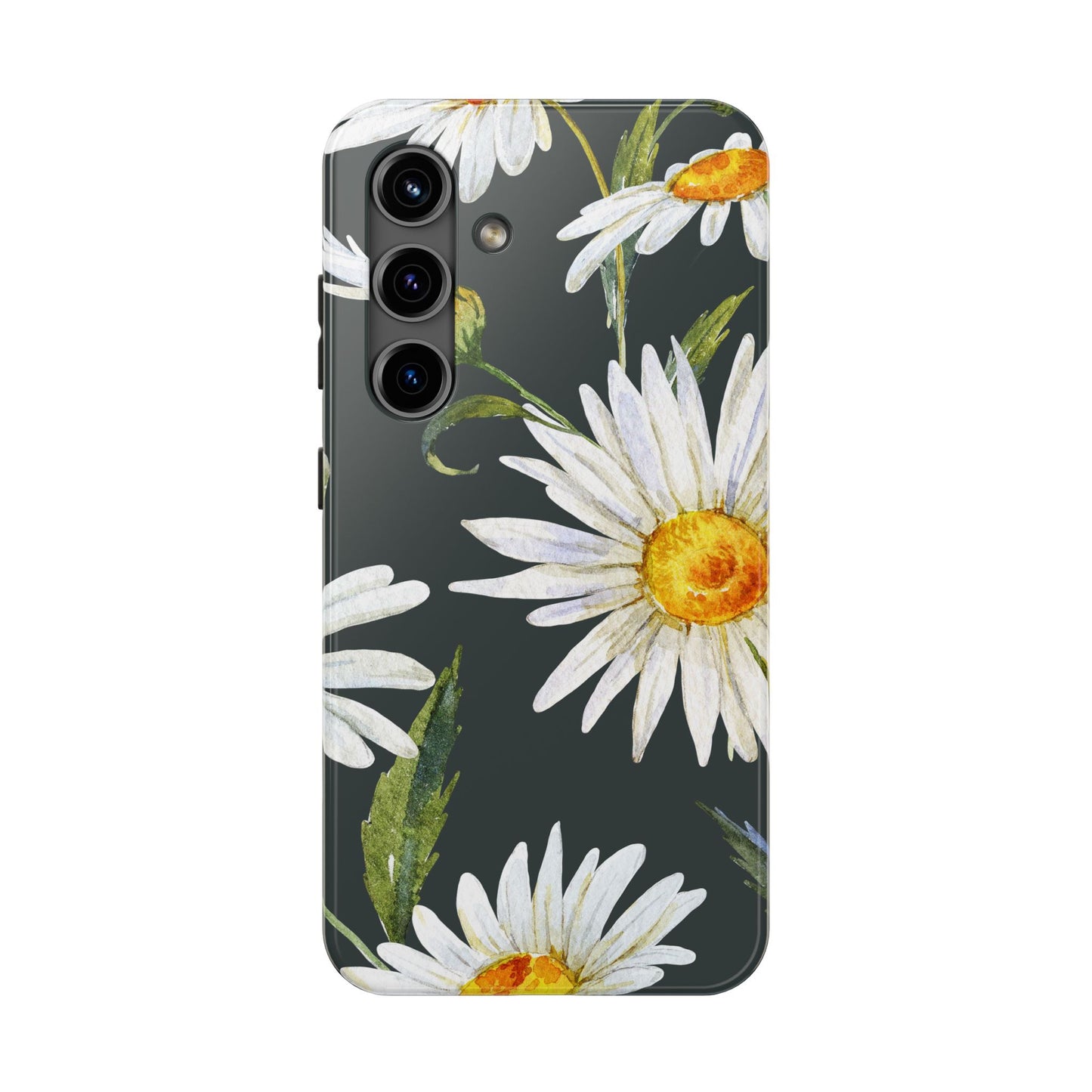 Floral Tough Phone Cases - Durable Protection with Daisy Design