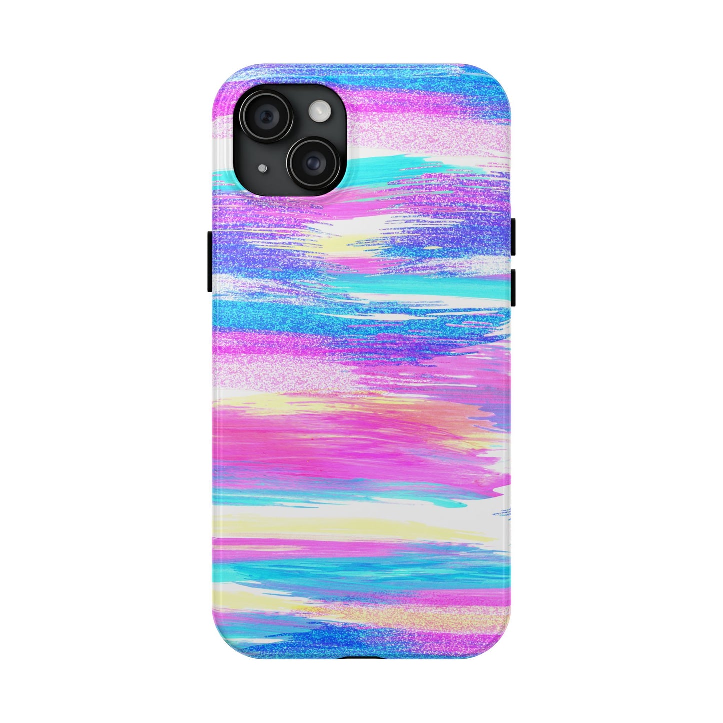 Colorful Abstract Tough Phone Case - Vibrant Protection for Your Device