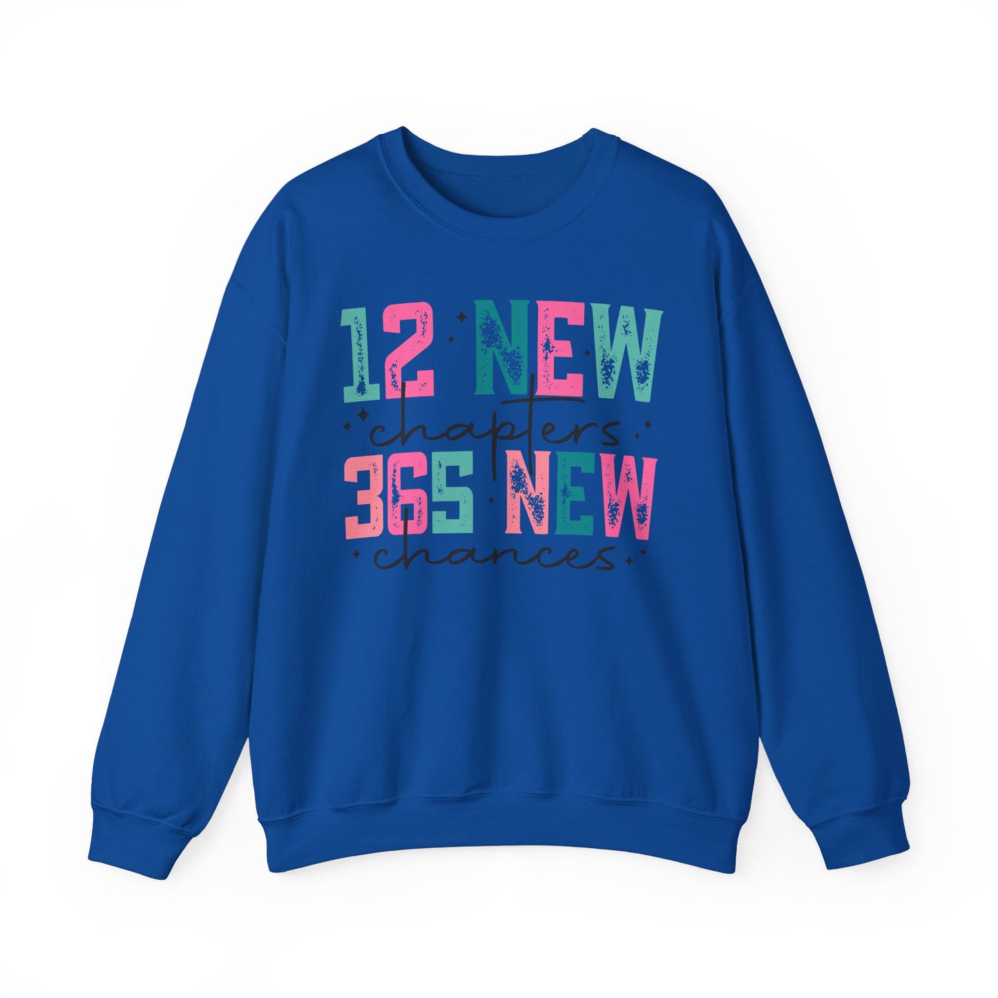 12 New Chapters, 365 New Chances Unisex Heavy Blend Crewneck Sweatshirt