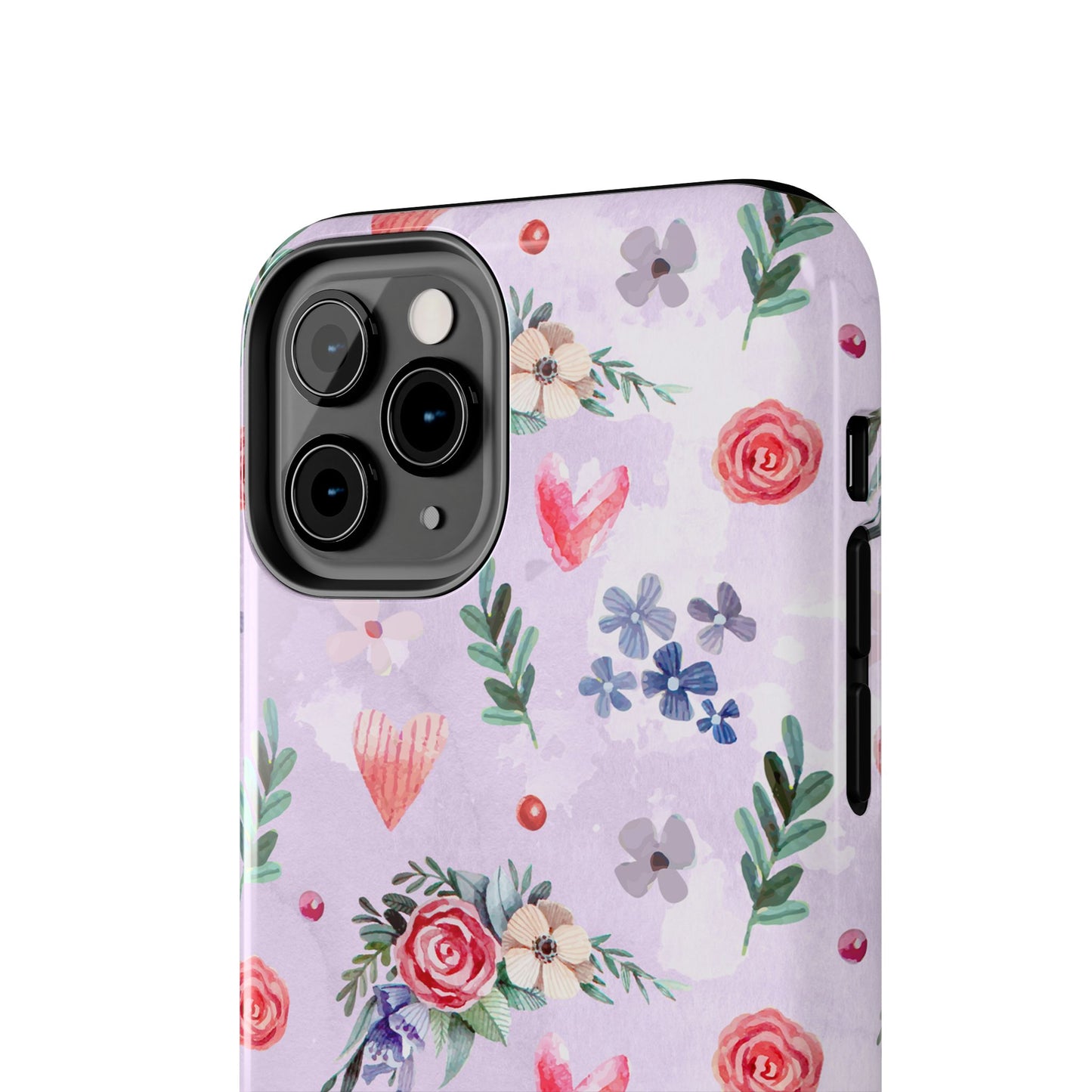 Floral Tough Phone Case - Stylish Protection for Your Device