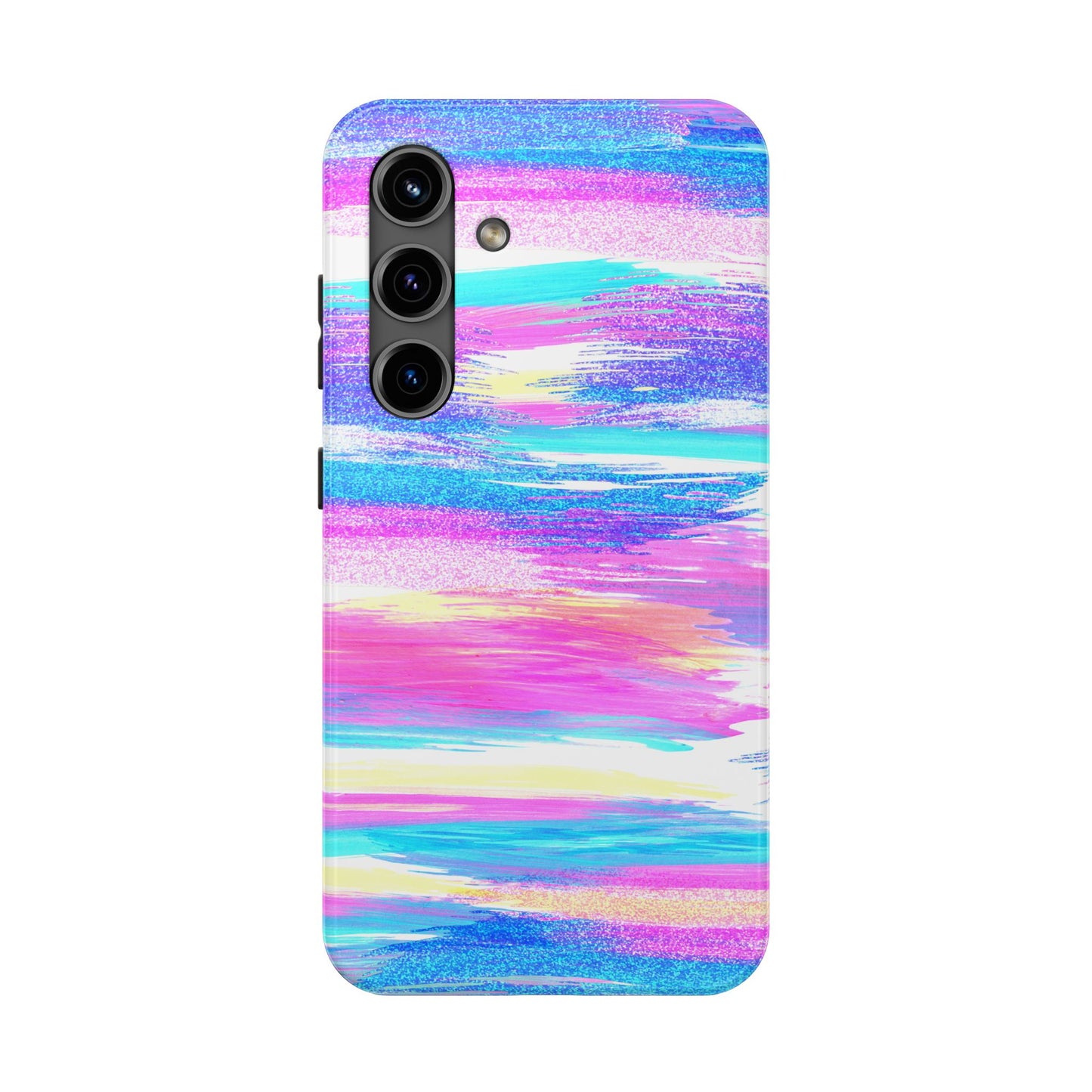 Colorful Abstract Tough Phone Case - Vibrant Protection for Your Device