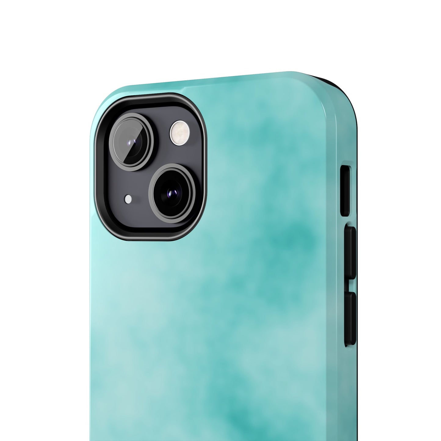 Vibrant Aqua Tough Phone Cases - Stylish & Durable Protection for Your Device