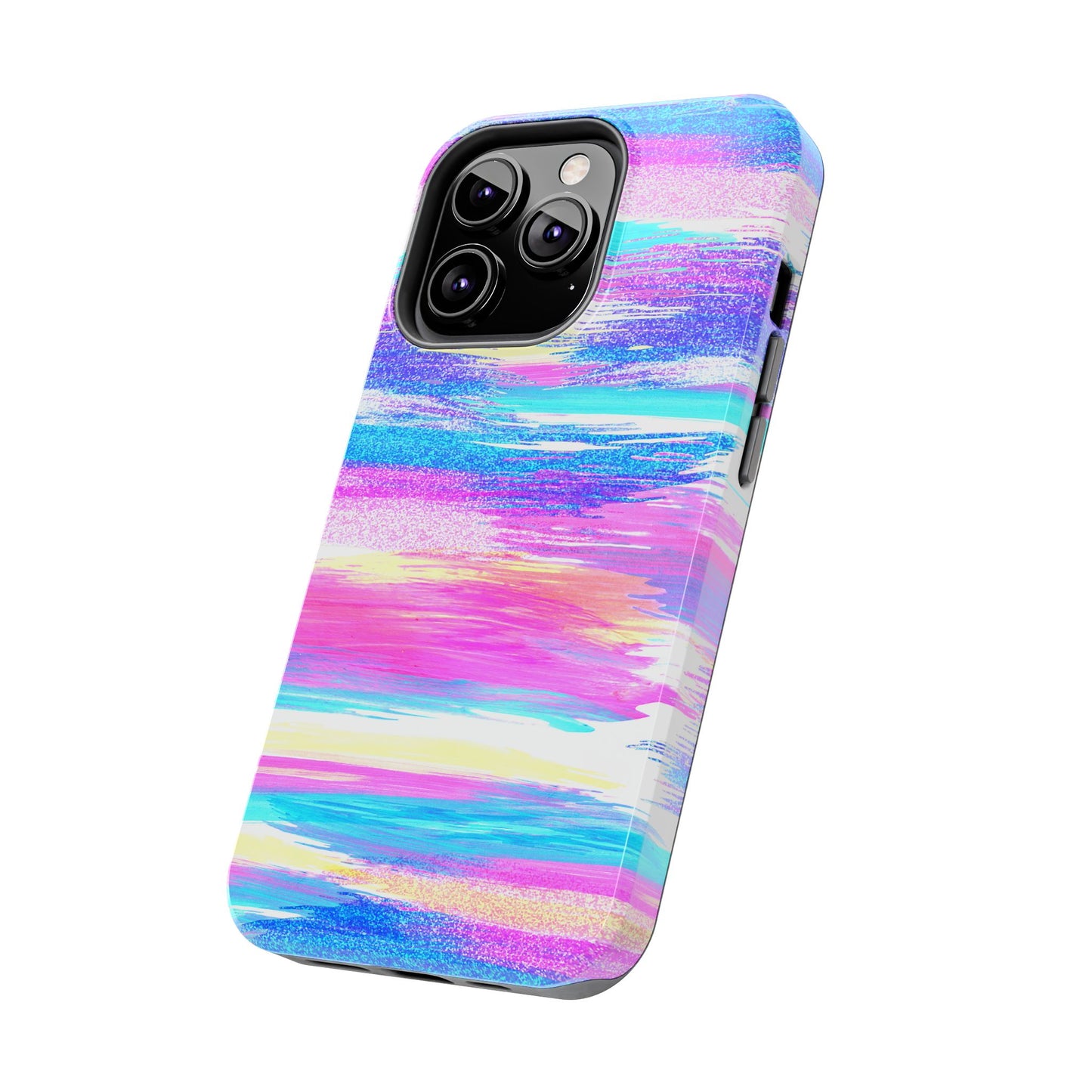 Colorful Abstract Tough Phone Case - Vibrant Protection for Your Device