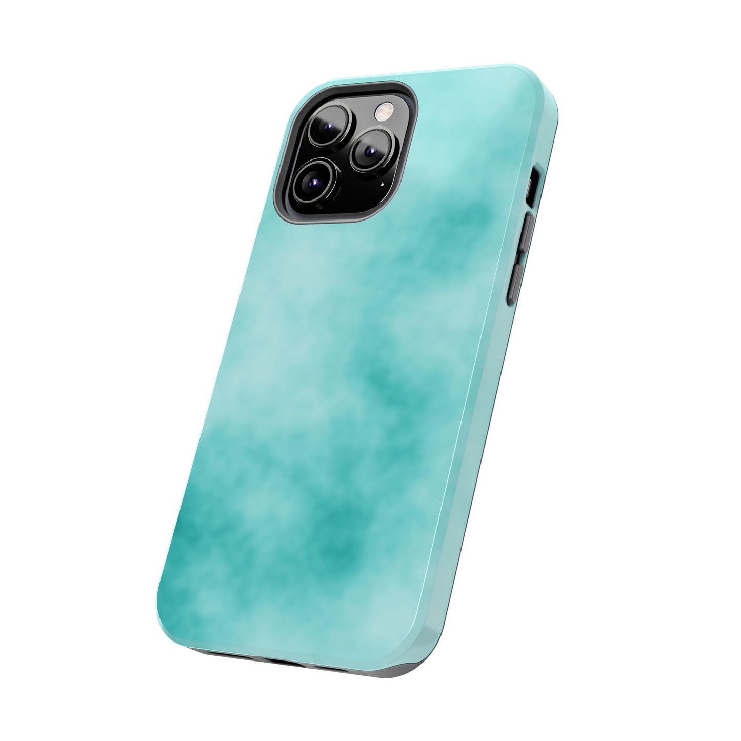 Vibrant Aqua Tough Phone Cases - Stylish & Durable Protection for Your Device