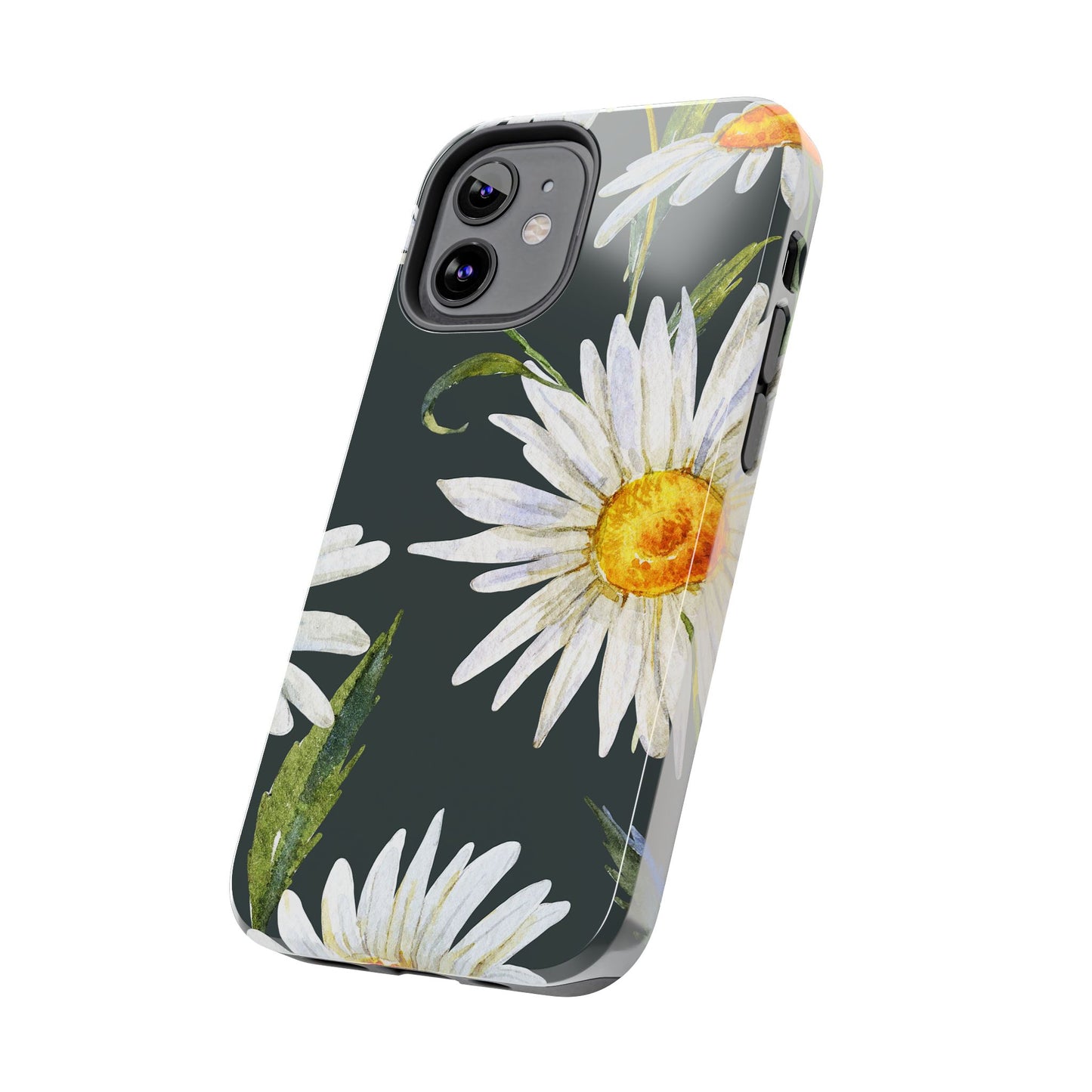 Floral Tough Phone Cases - Durable Protection with Daisy Design