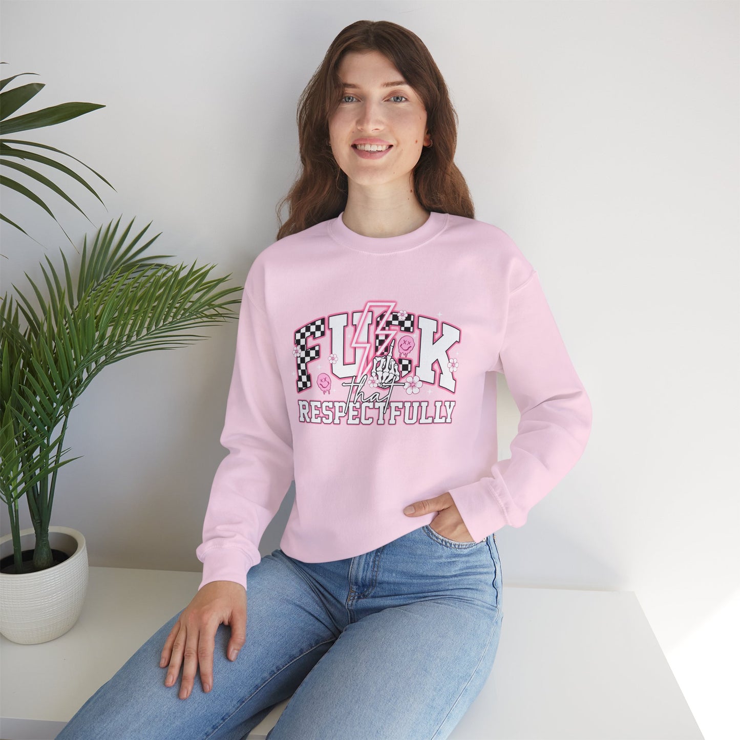 F**k That Respectfully Unisex Heavy Blend™ Crewneck Sweatshirt