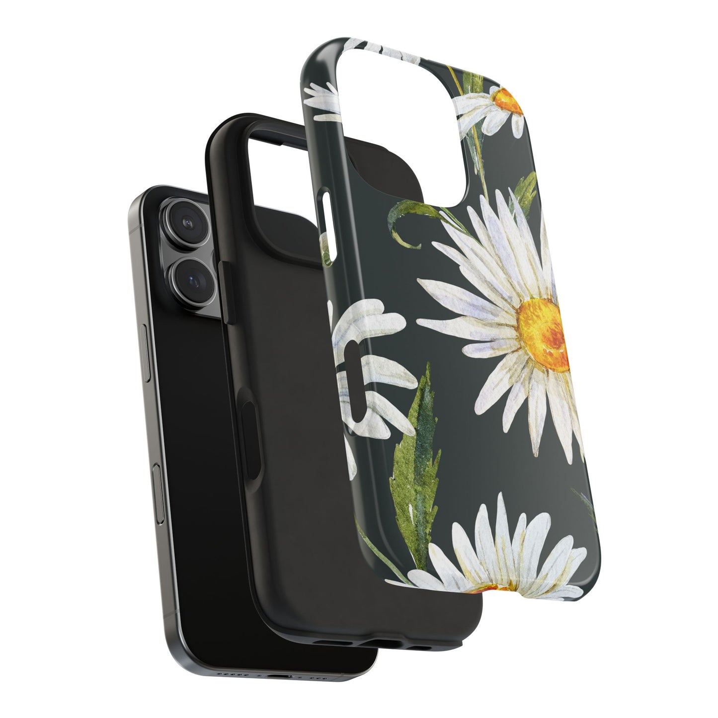 Floral Tough Phone Cases - Durable Protection with Daisy Design