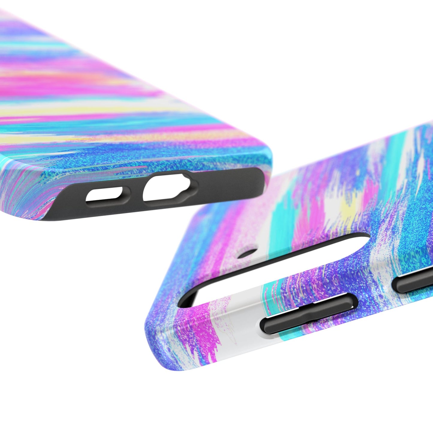 Colorful Abstract Tough Phone Case - Vibrant Protection for Your Device