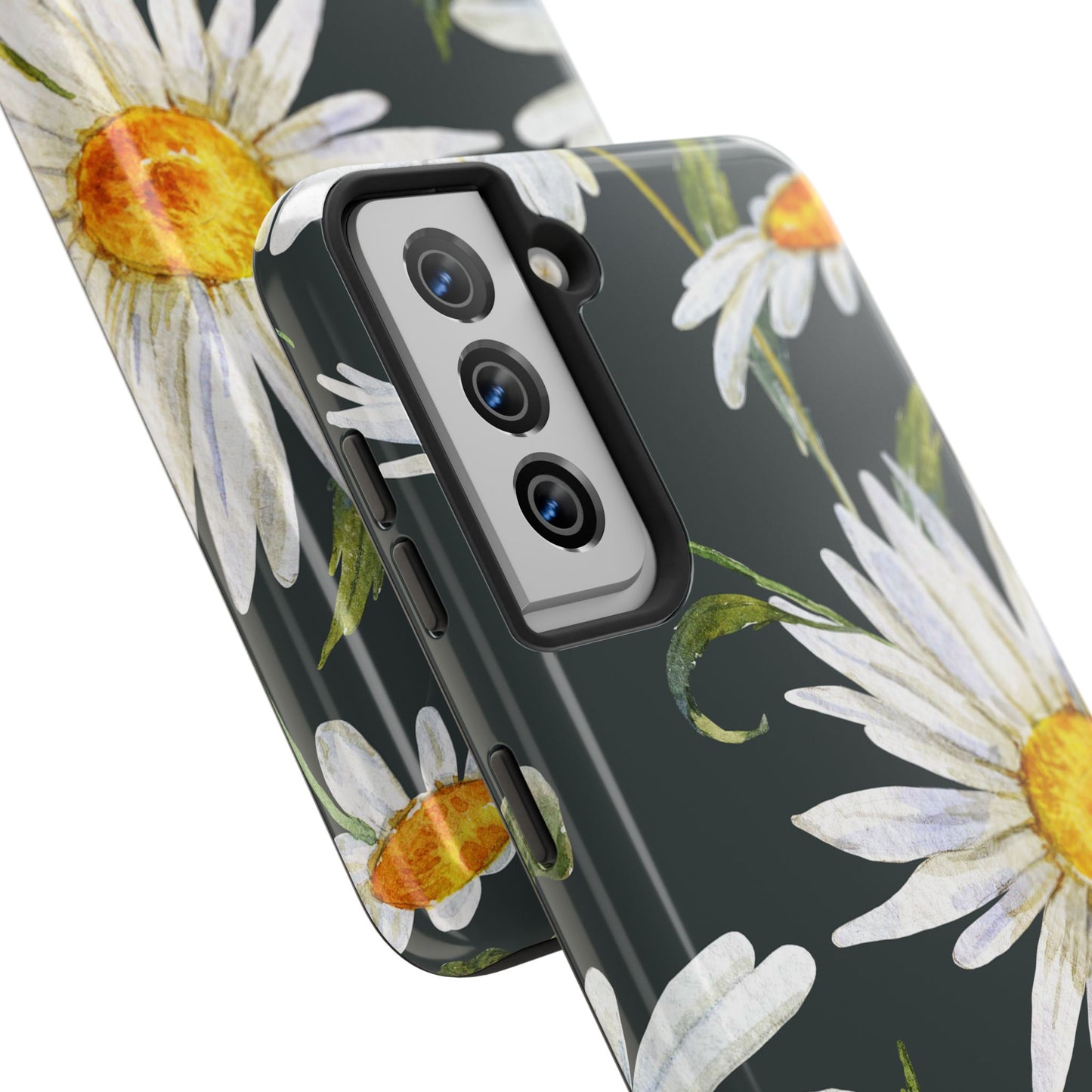 Floral Tough Phone Cases - Durable Protection with Daisy Design