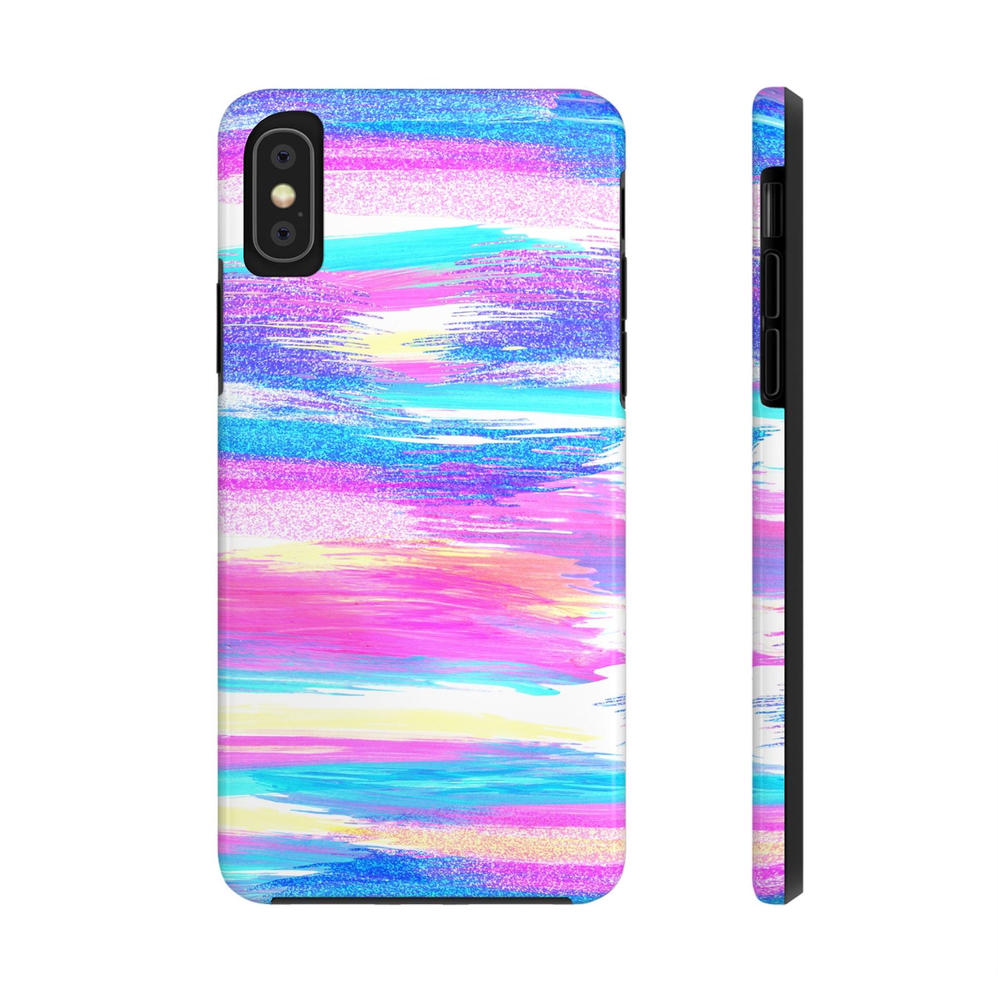 Colorful Abstract Tough Phone Case - Vibrant Protection for Your Device