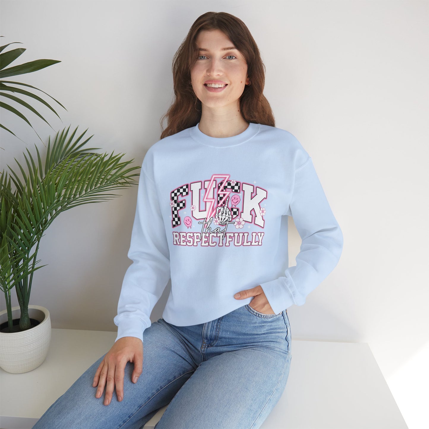 F**k That Respectfully Unisex Heavy Blend™ Crewneck Sweatshirt