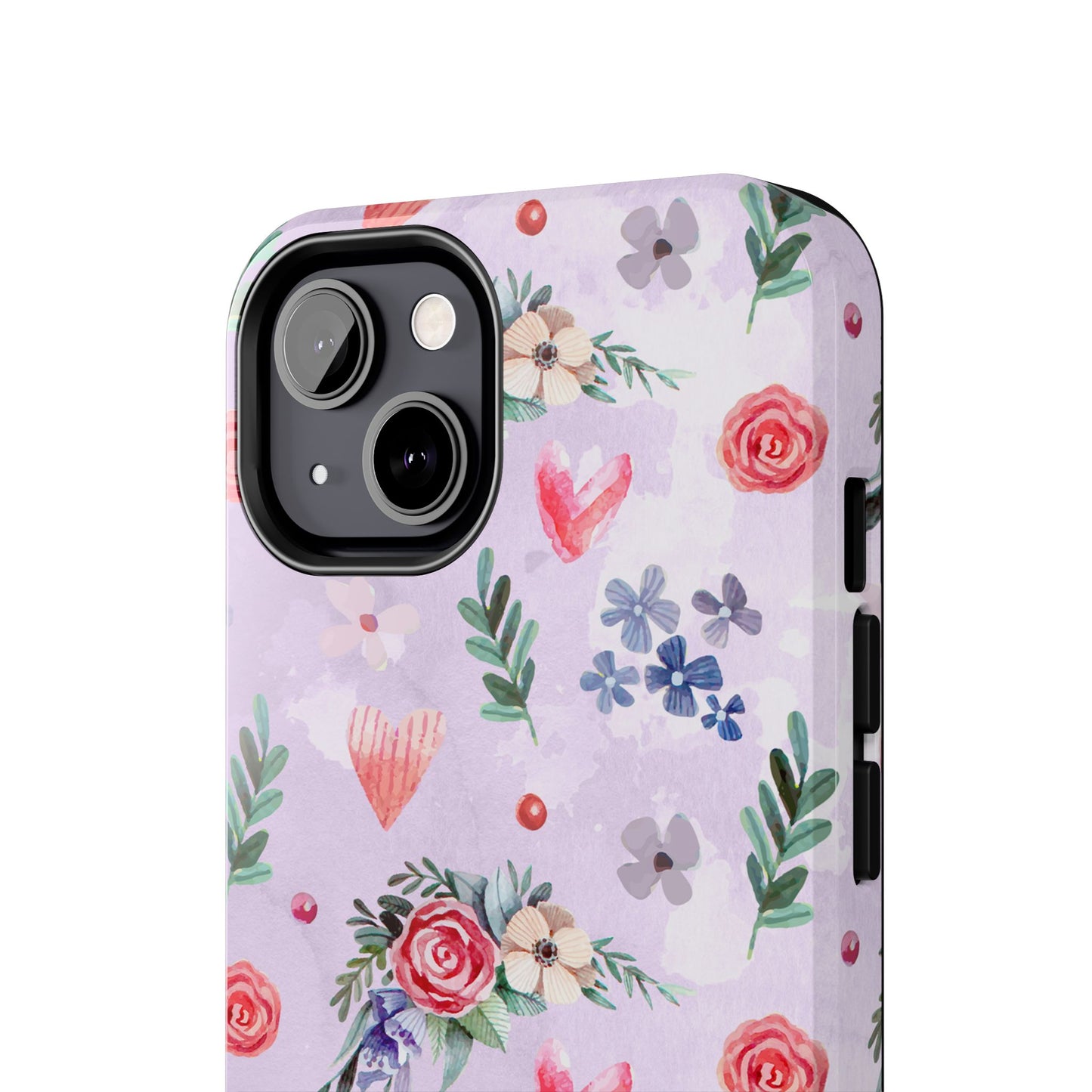 Floral Tough Phone Case - Stylish Protection for Your Device