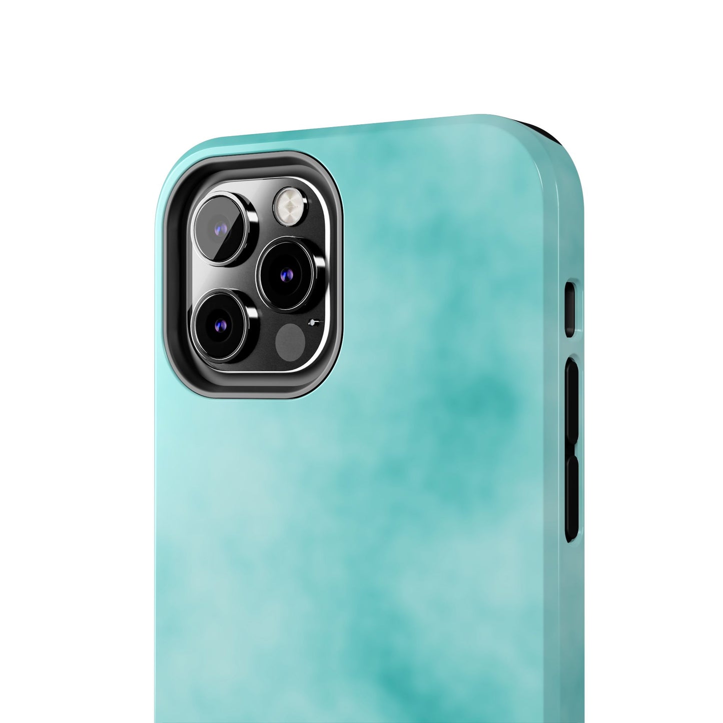 Vibrant Aqua Tough Phone Cases - Stylish & Durable Protection for Your Device