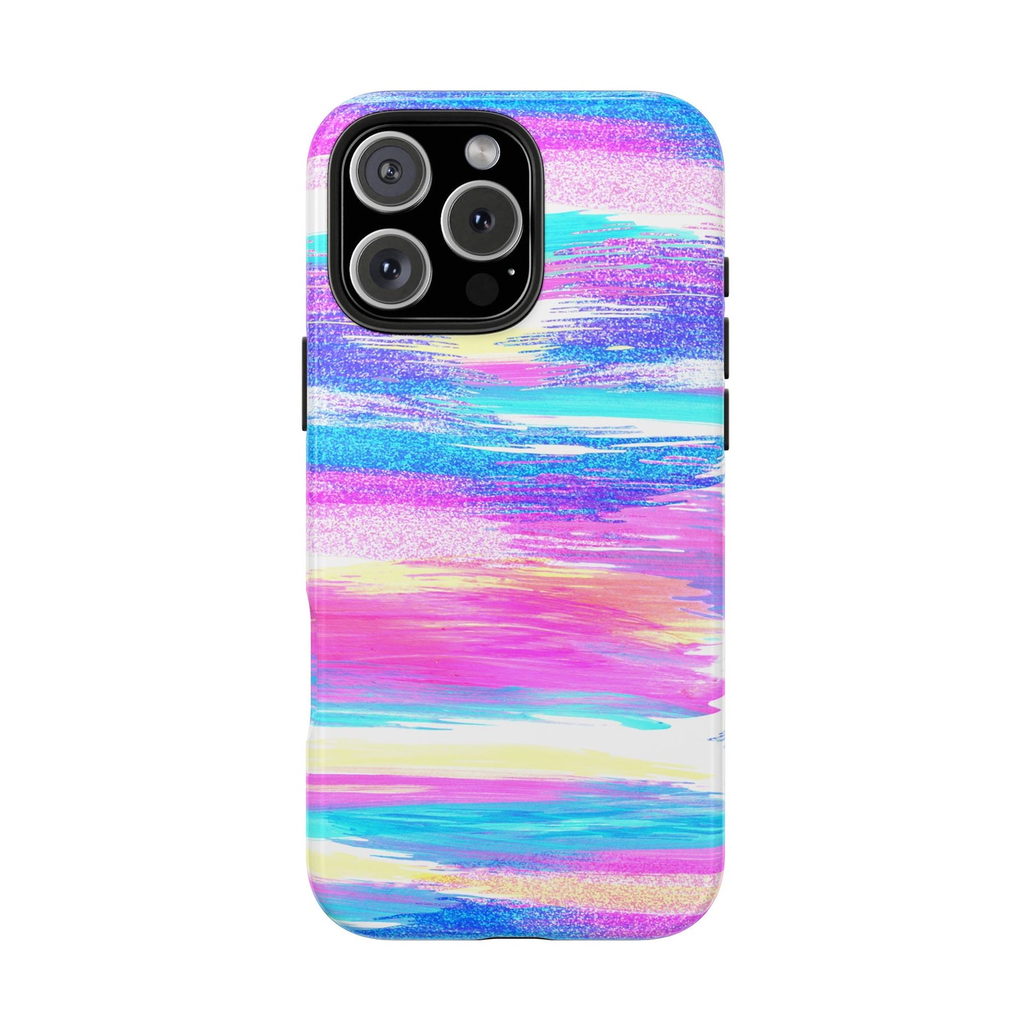 Colorful Abstract Tough Phone Case - Vibrant Protection for Your Device