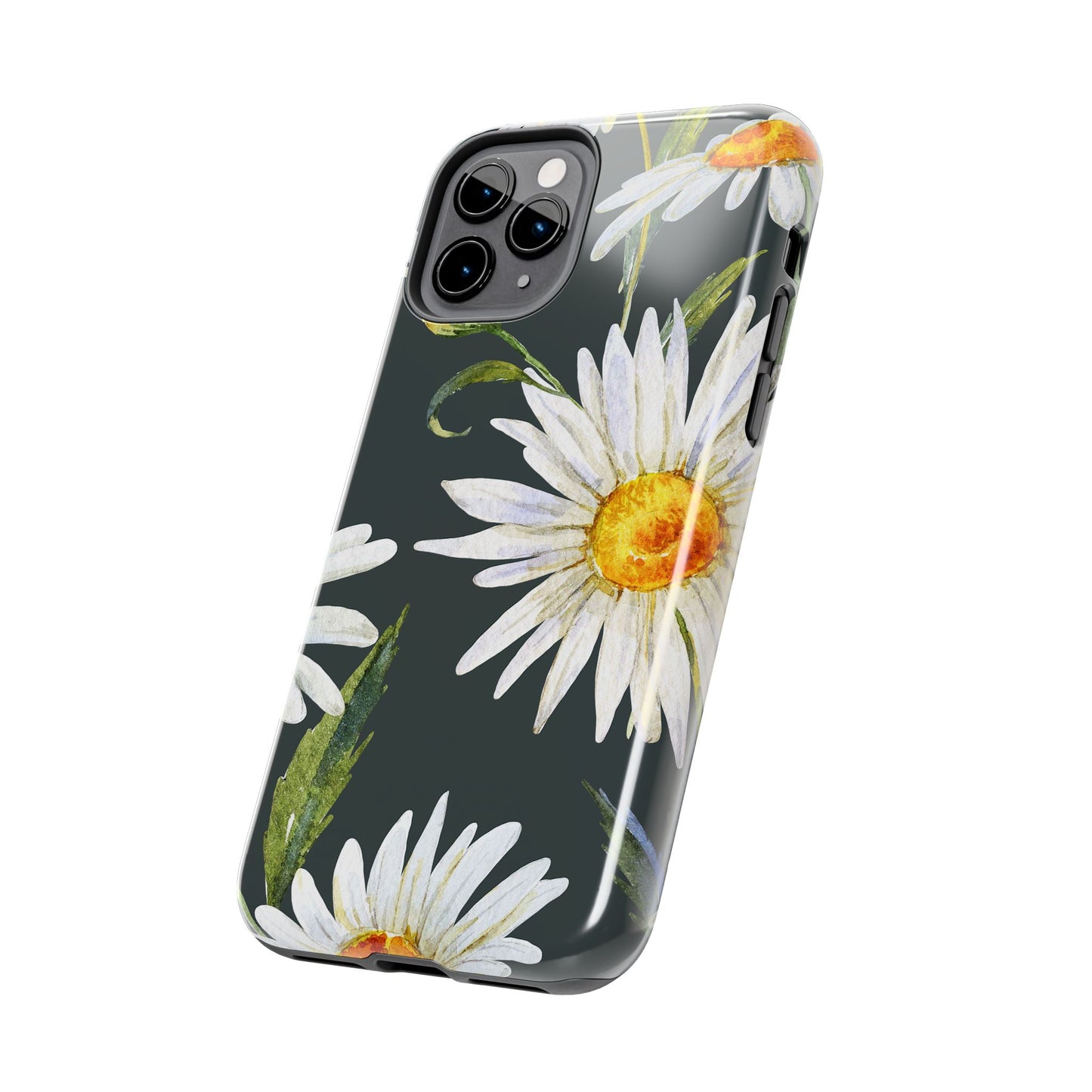 Floral Tough Phone Cases - Durable Protection with Daisy Design