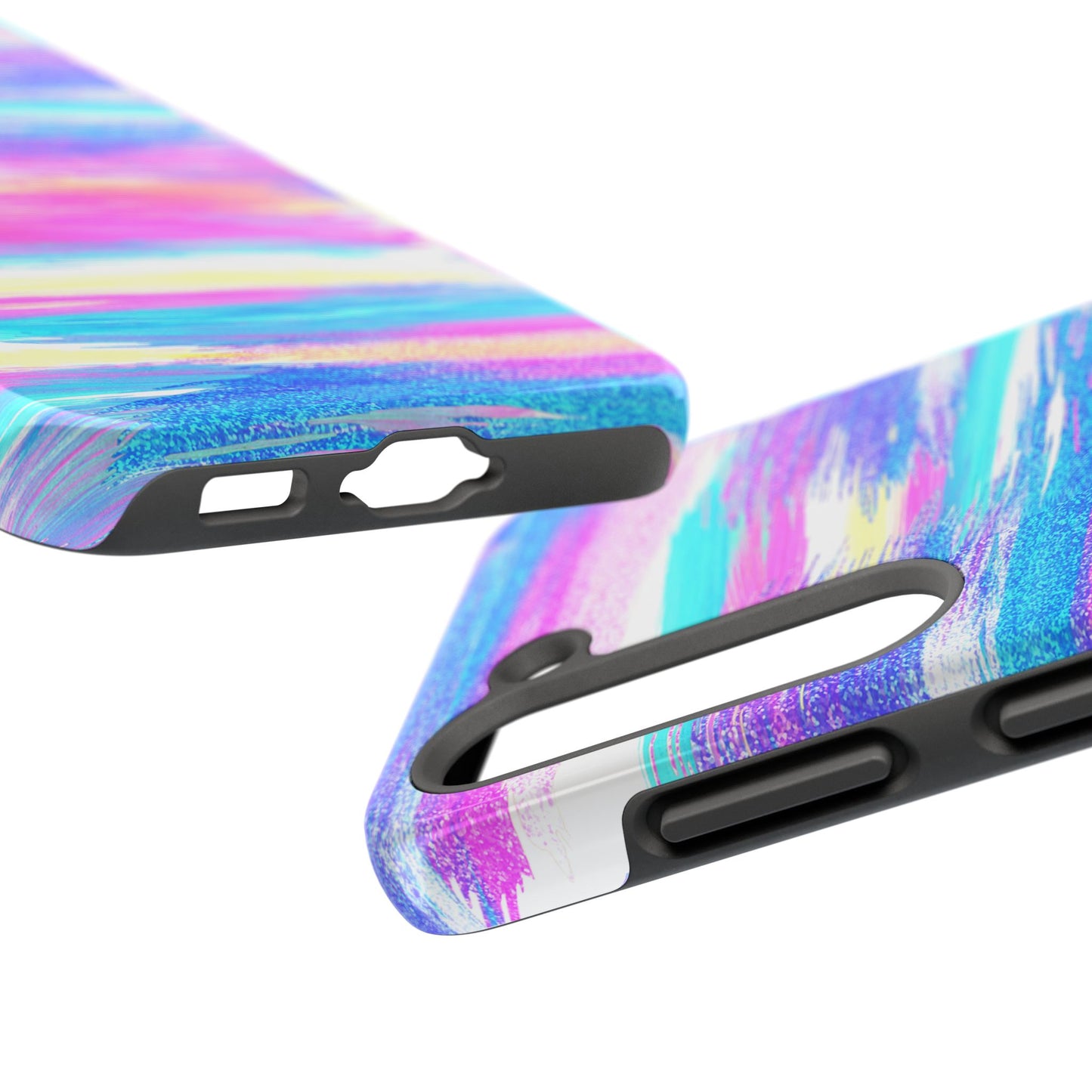 Colorful Abstract Tough Phone Case - Vibrant Protection for Your Device