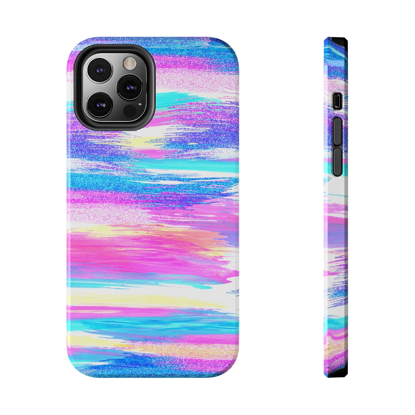 Colorful Abstract Tough Phone Case - Vibrant Protection for Your Device