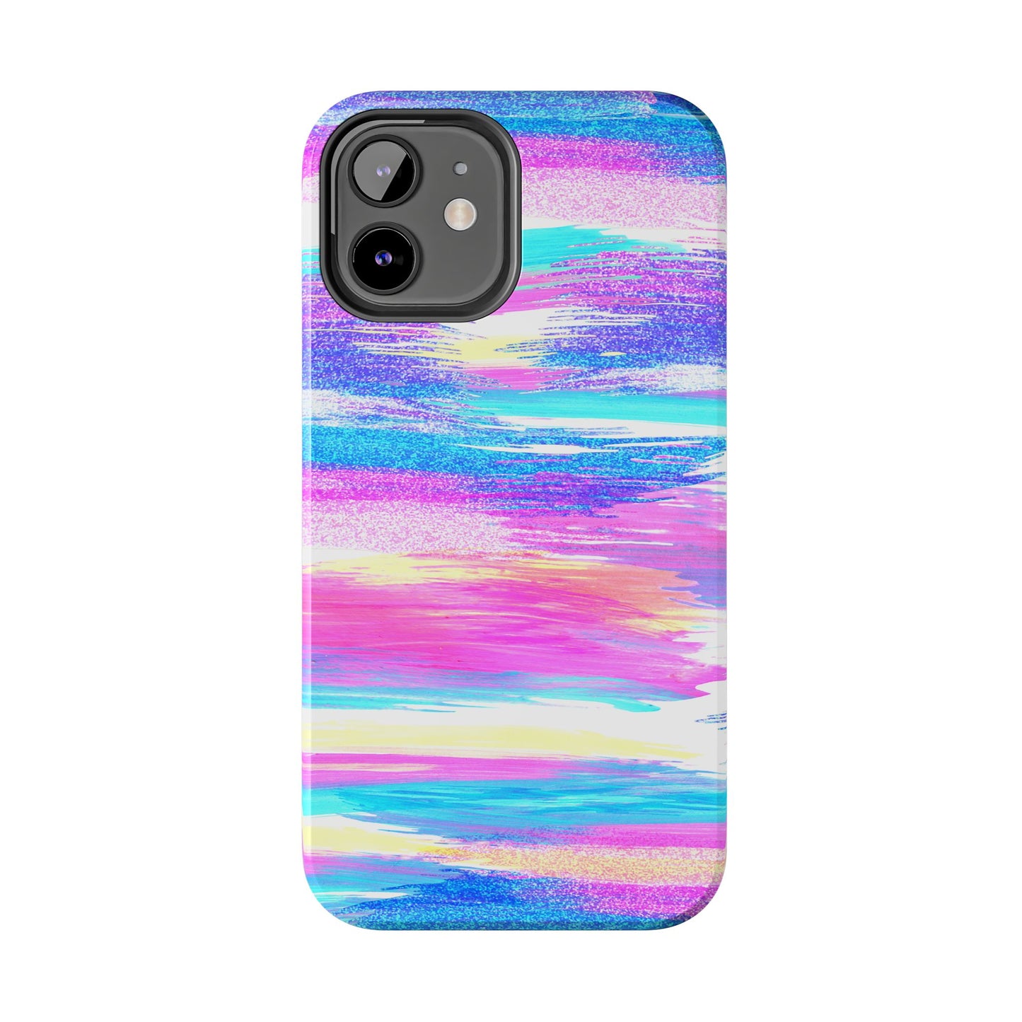 Colorful Abstract Tough Phone Case - Vibrant Protection for Your Device