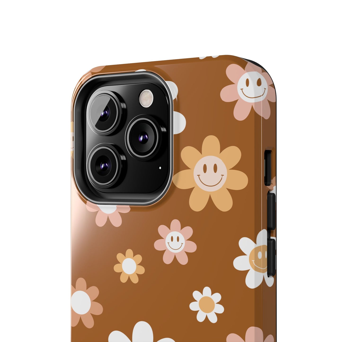 Smiley Flower Tough Phone Case - Cute Floral Design for Trendy Protection