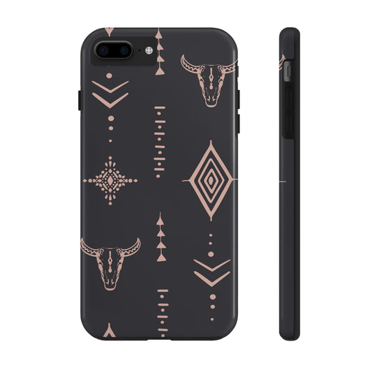 Southwestern Pattern Tough Phone Case - Stylish & Durable