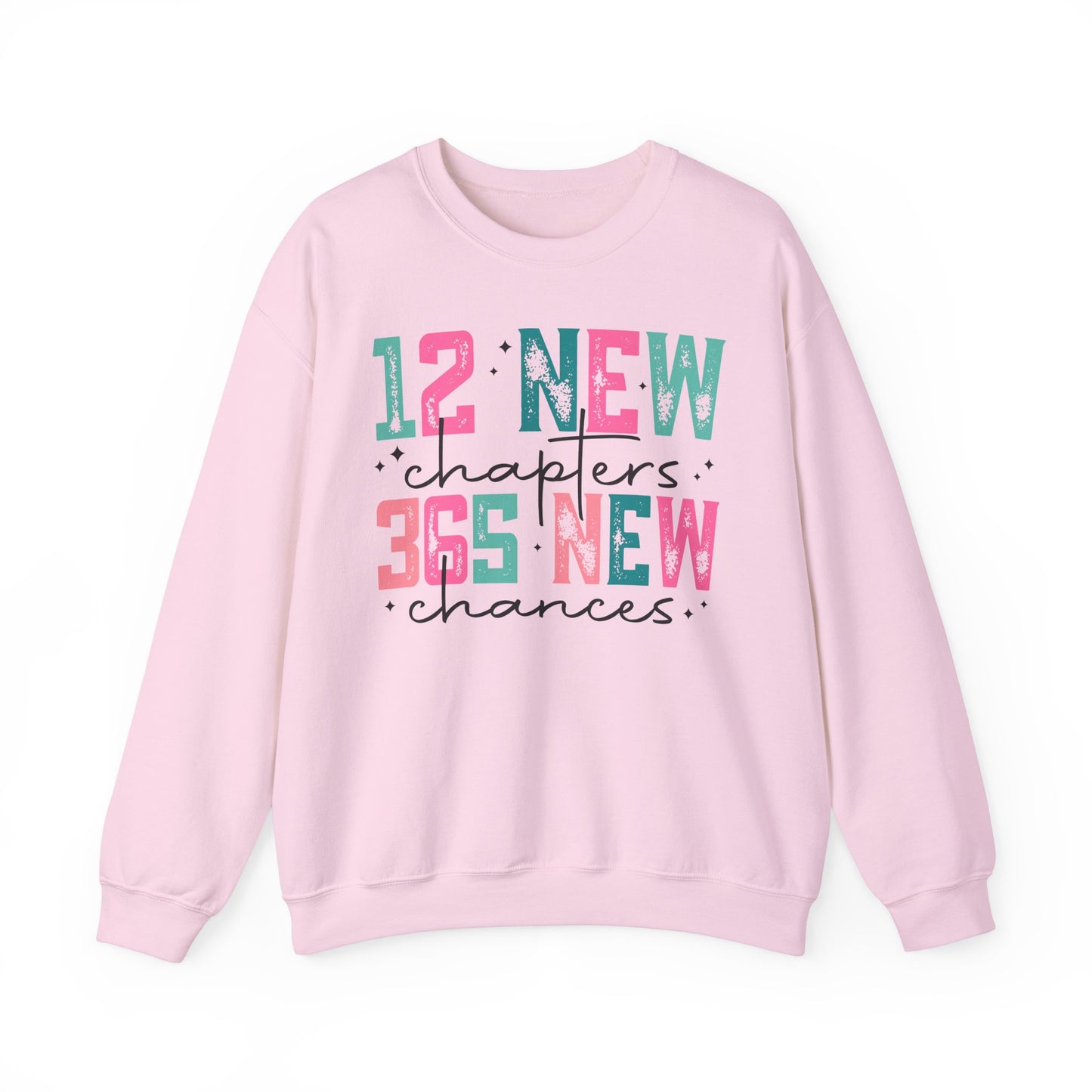 12 New Chapters, 365 New Chances Unisex Heavy Blend Crewneck Sweatshirt