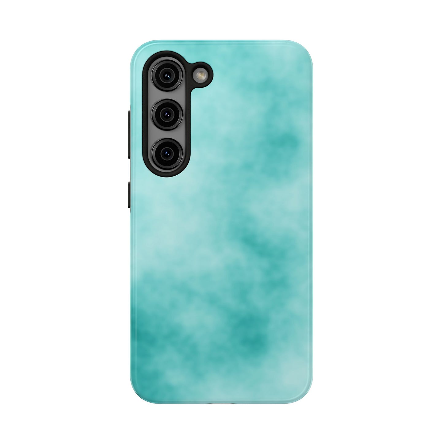 Vibrant Aqua Tough Phone Cases - Stylish & Durable Protection for Your Device