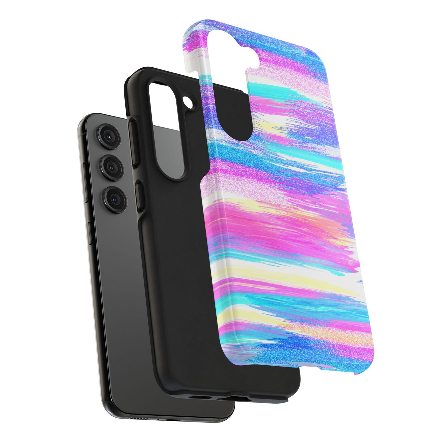 Colorful Abstract Tough Phone Case - Vibrant Protection for Your Device