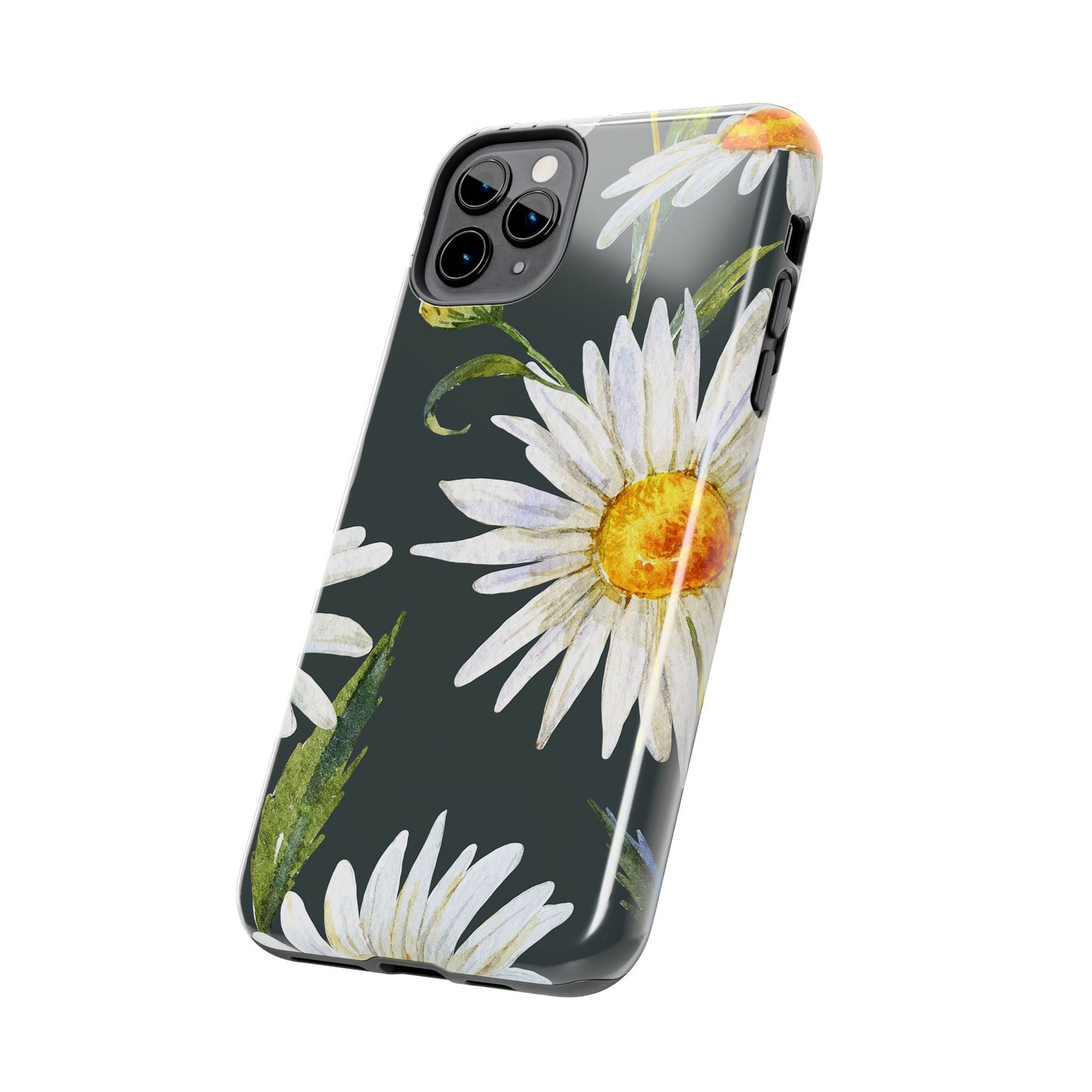 Floral Tough Phone Cases - Durable Protection with Daisy Design