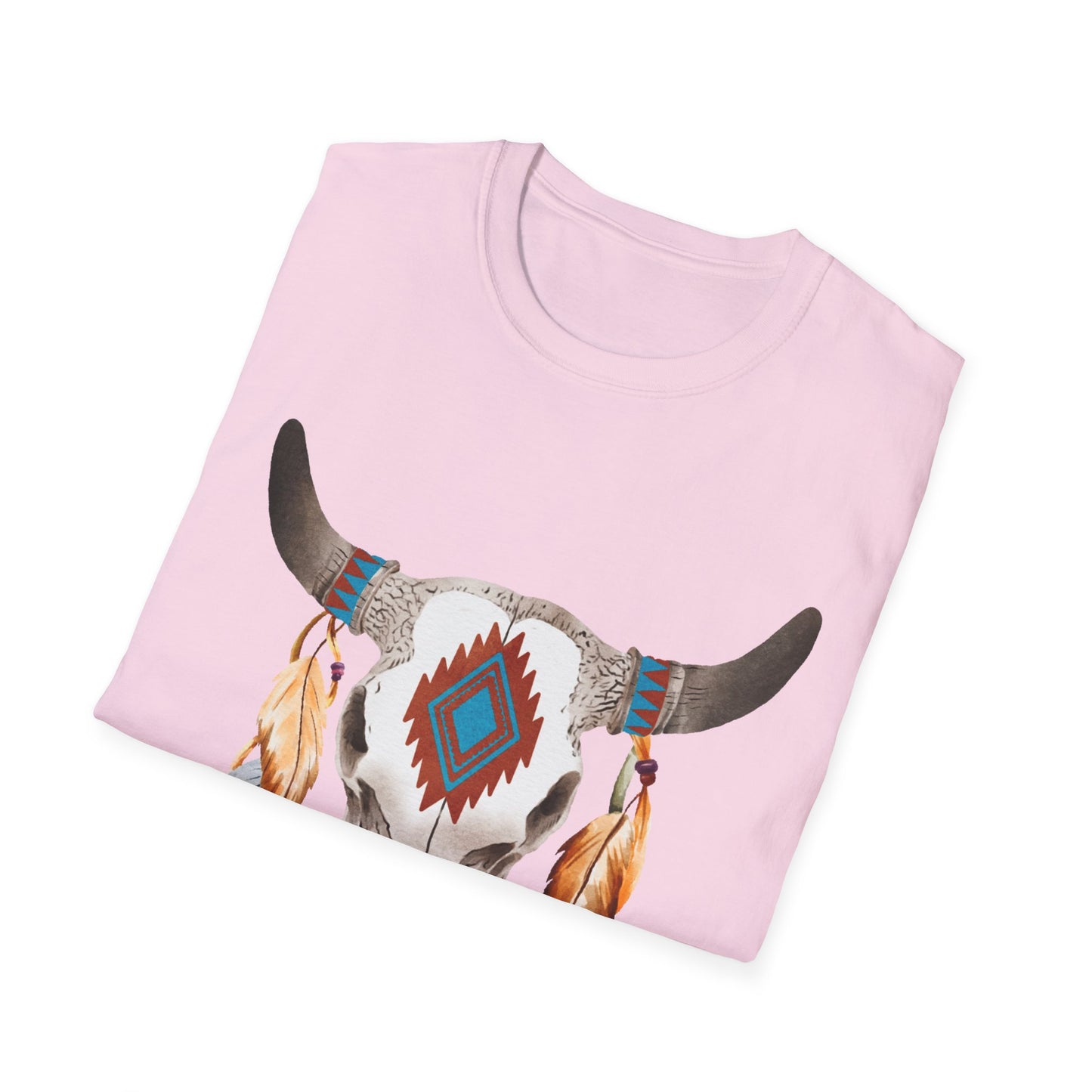 Bohemian Skull Graphic Unisex Softstyle T-Shirt