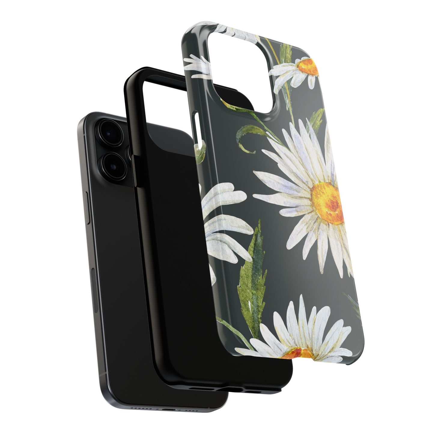 Floral Tough Phone Cases - Durable Protection with Daisy Design